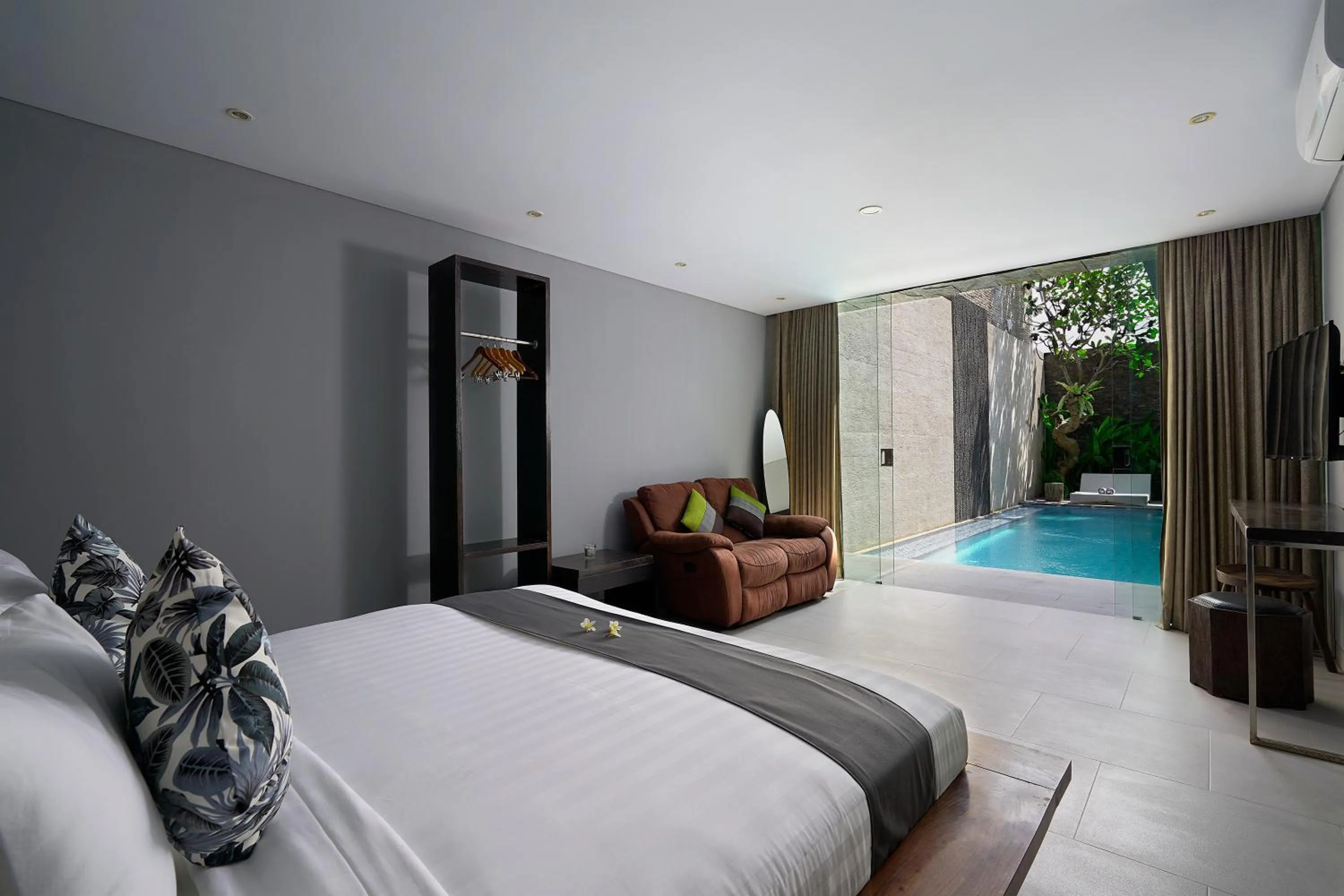 Bed in Sandhya Villa Canggu Echo Beach