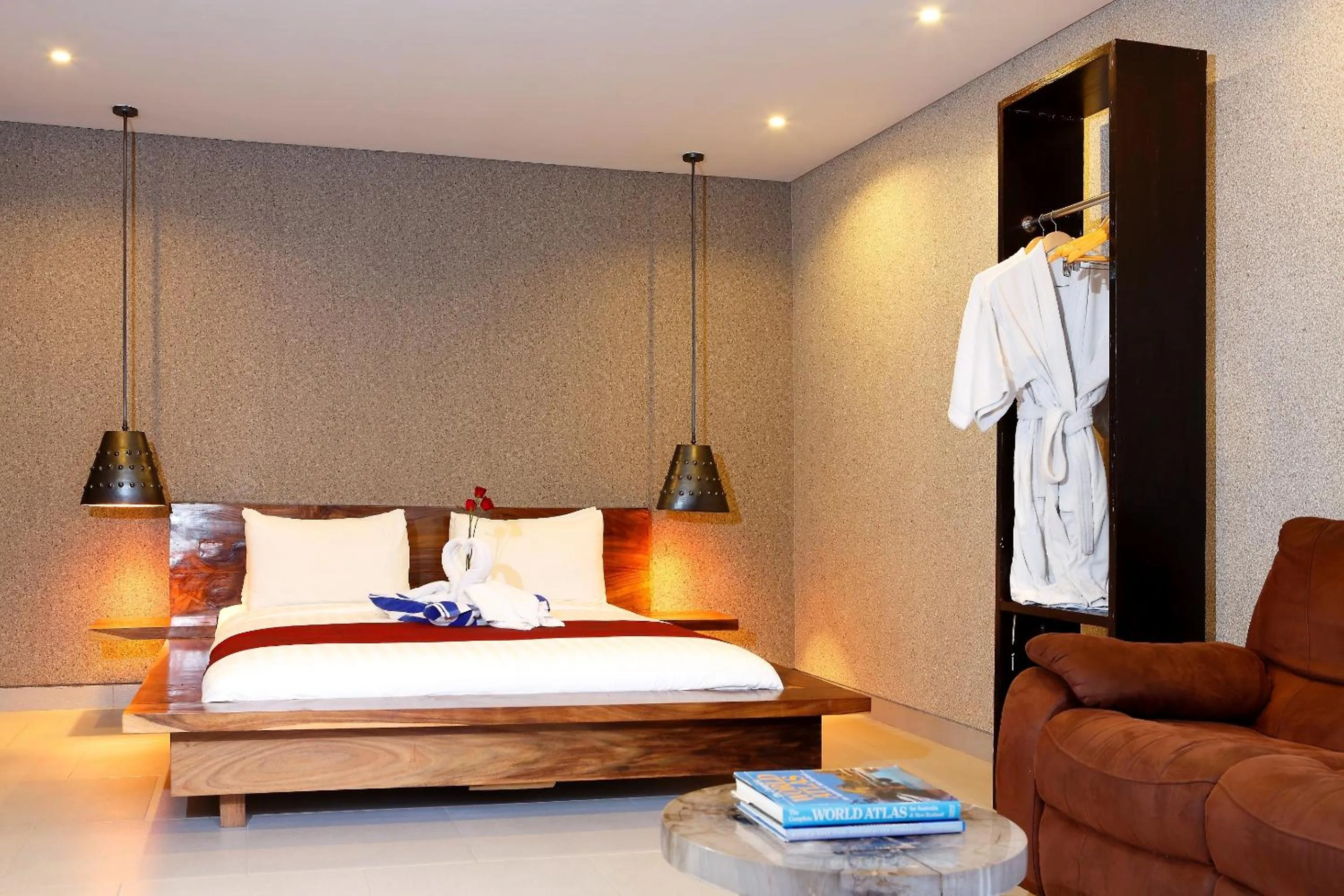 Photo of the whole room, Bed in Sandhya Villa Canggu Echo Beach