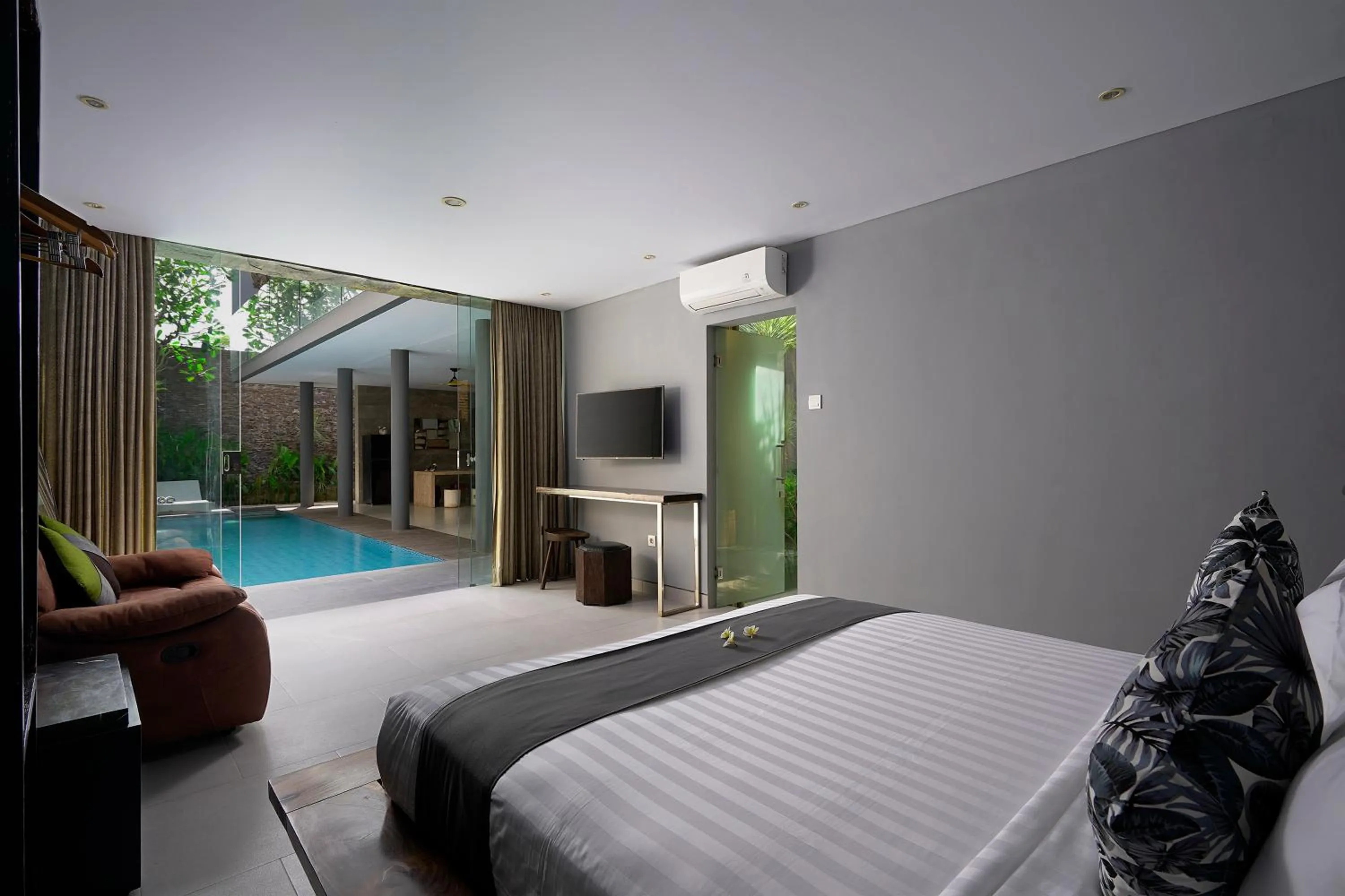 Bedroom, Bed in Sandhya Villa Canggu Echo Beach