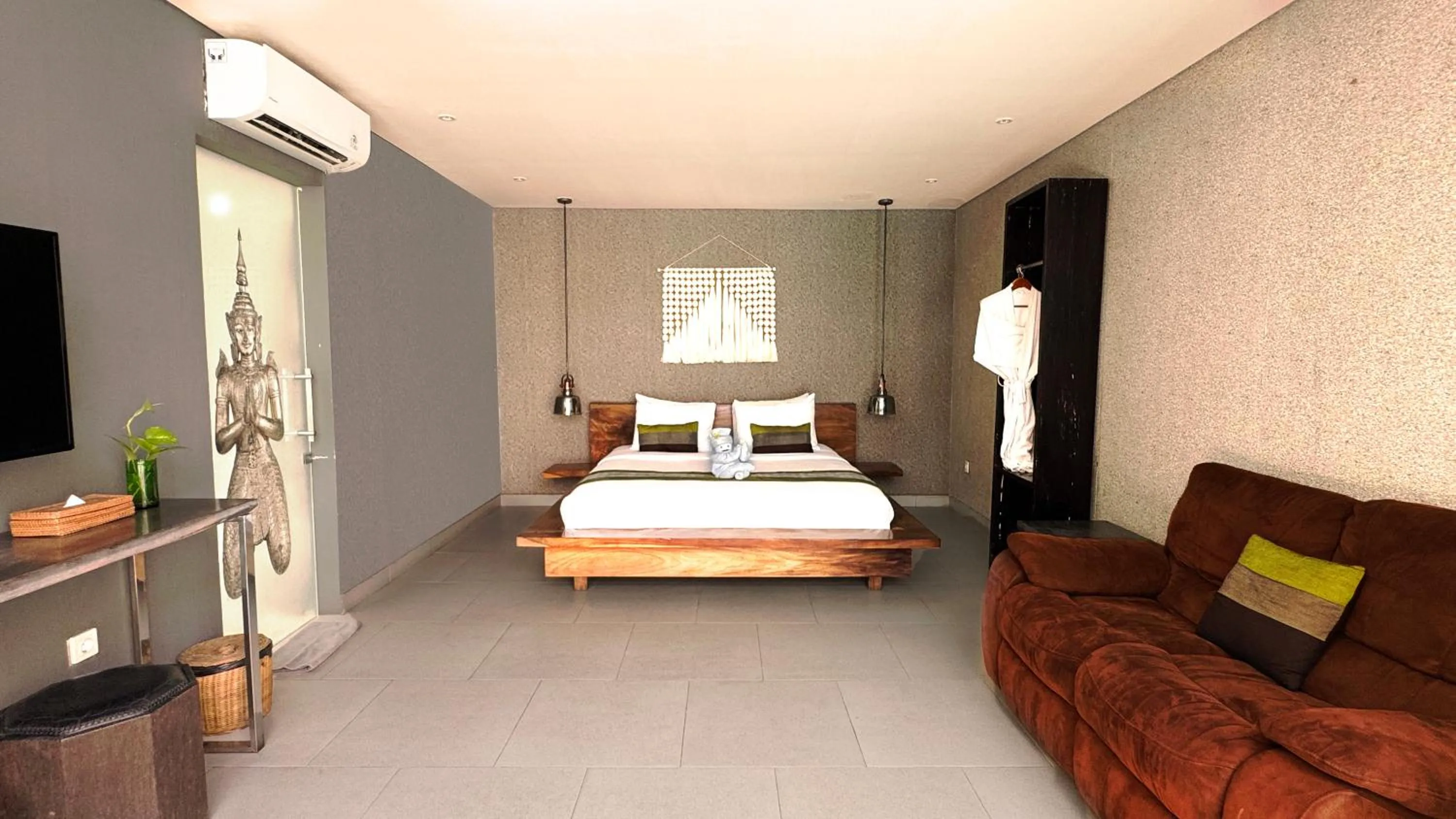 Bedroom, Bed in Sandhya Villa Canggu Echo Beach