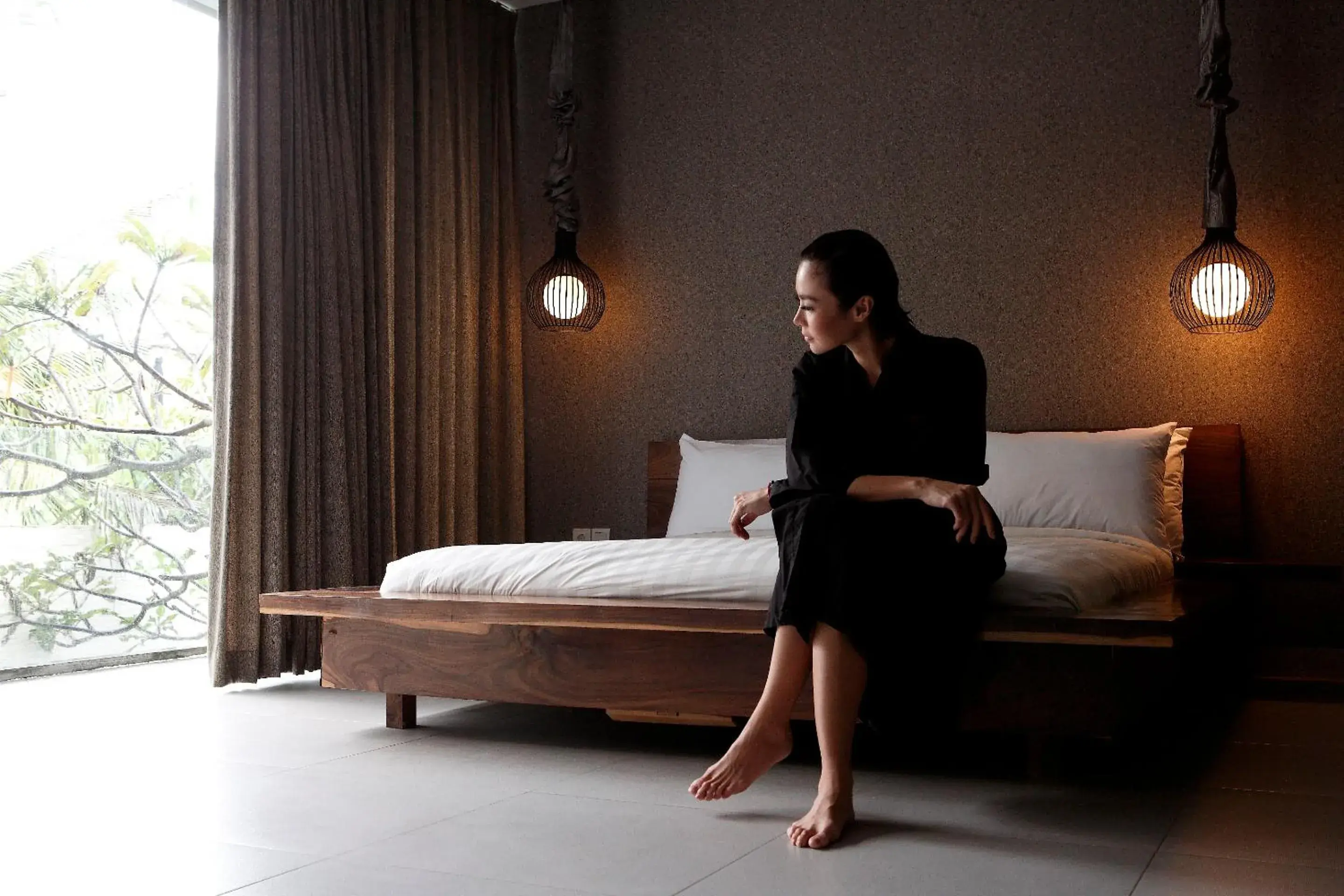 Bedroom, Bed in Sandhya Villa Canggu Echo Beach Bedroom, Bed in Sandhya Villa Canggu Echo Beach