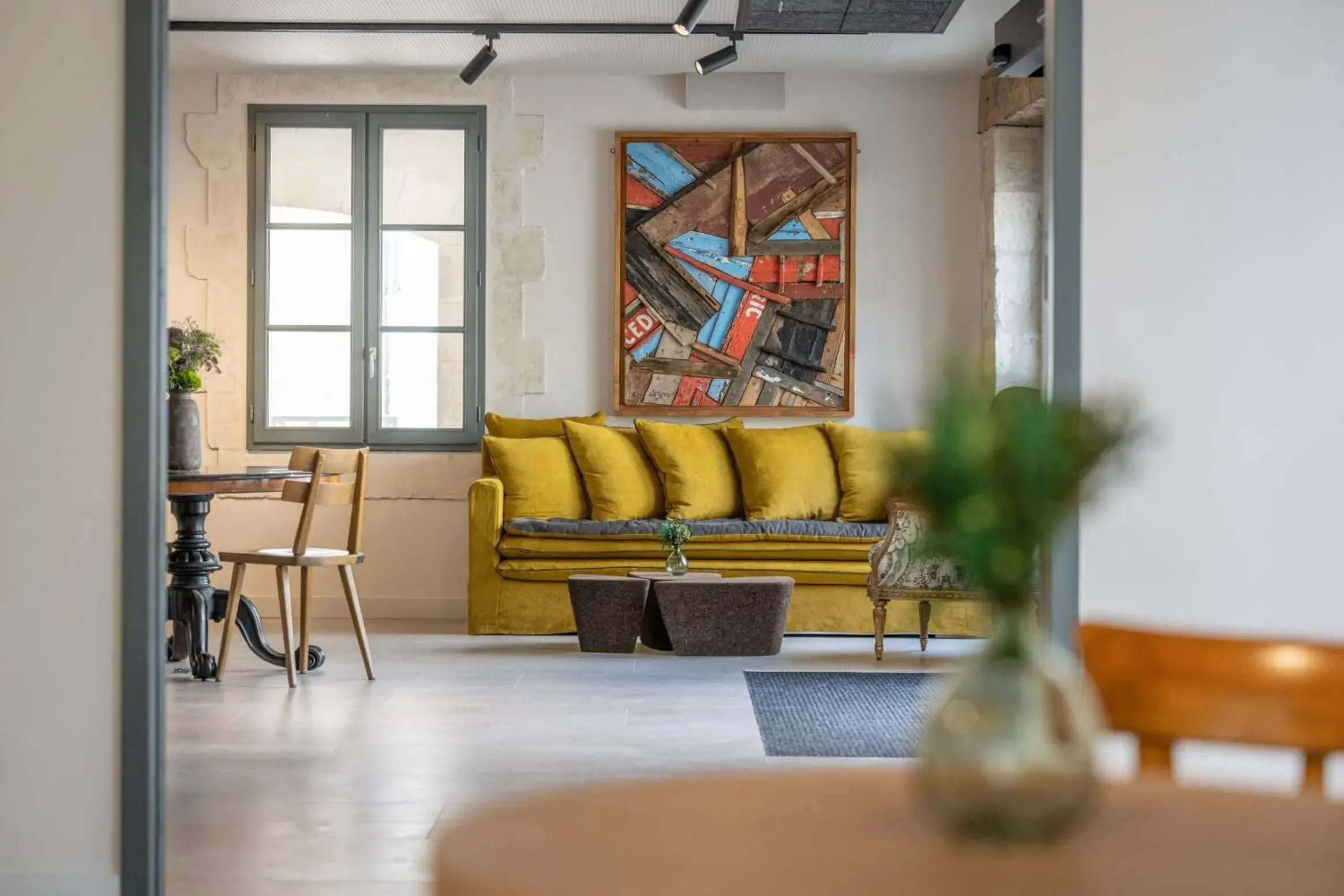 Living room in Le Saint-Nicolas Living room in Le Saint-Nicolas