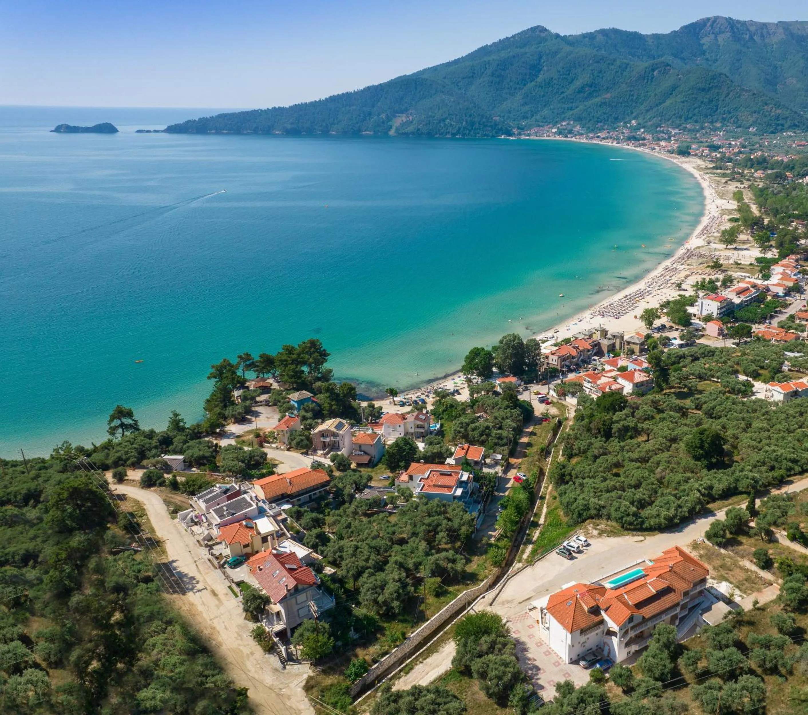 Bird's eye view in Sunny Hotel Thassos