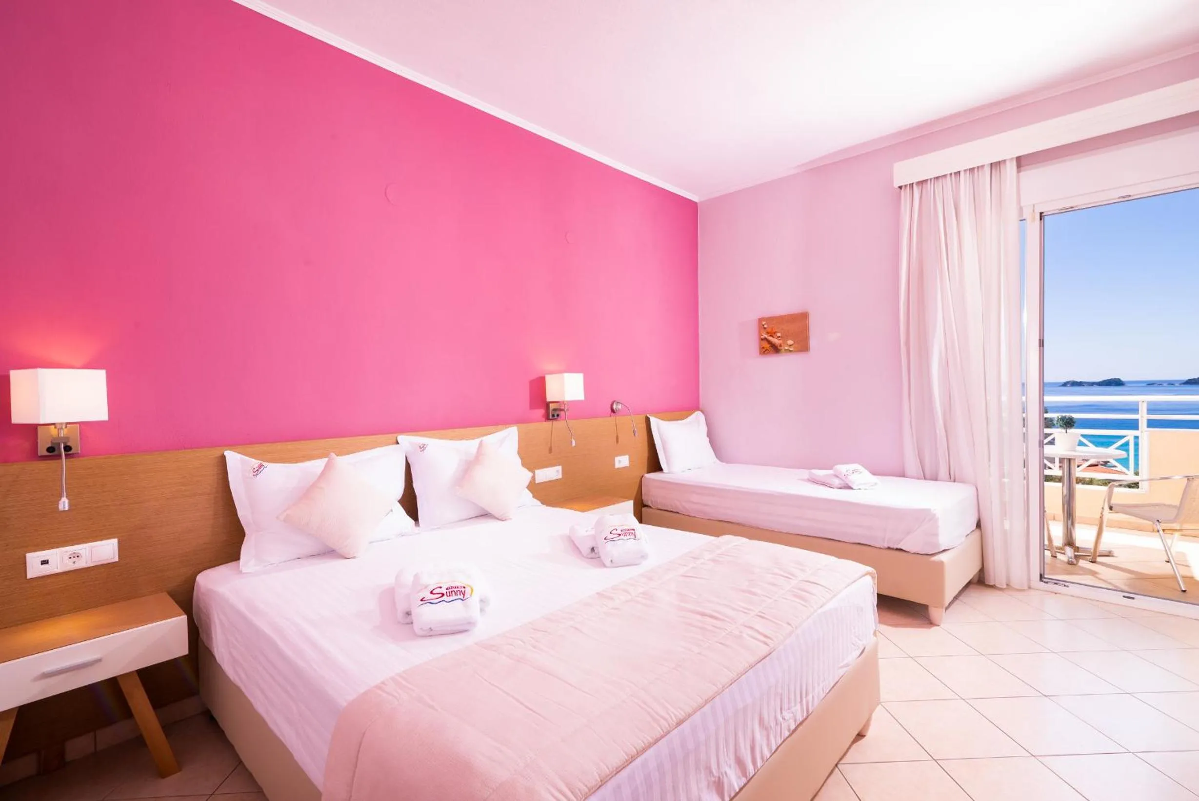 Bed in Sunny Hotel Thassos