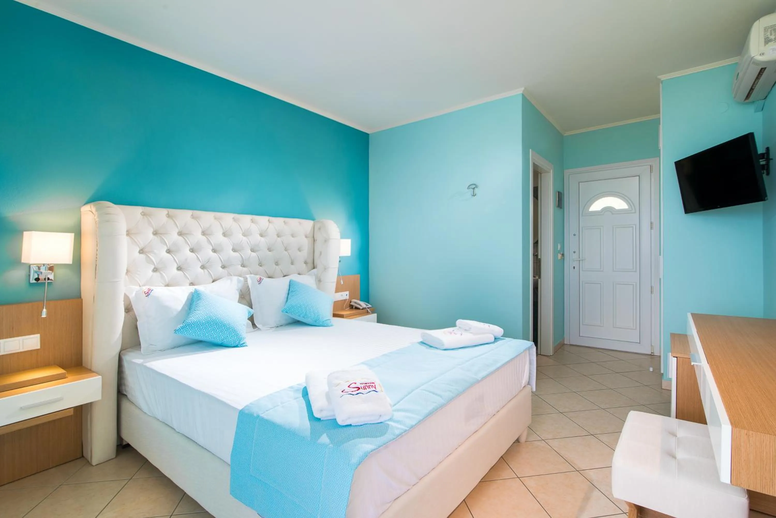 Bed in Sunny Hotel Thassos