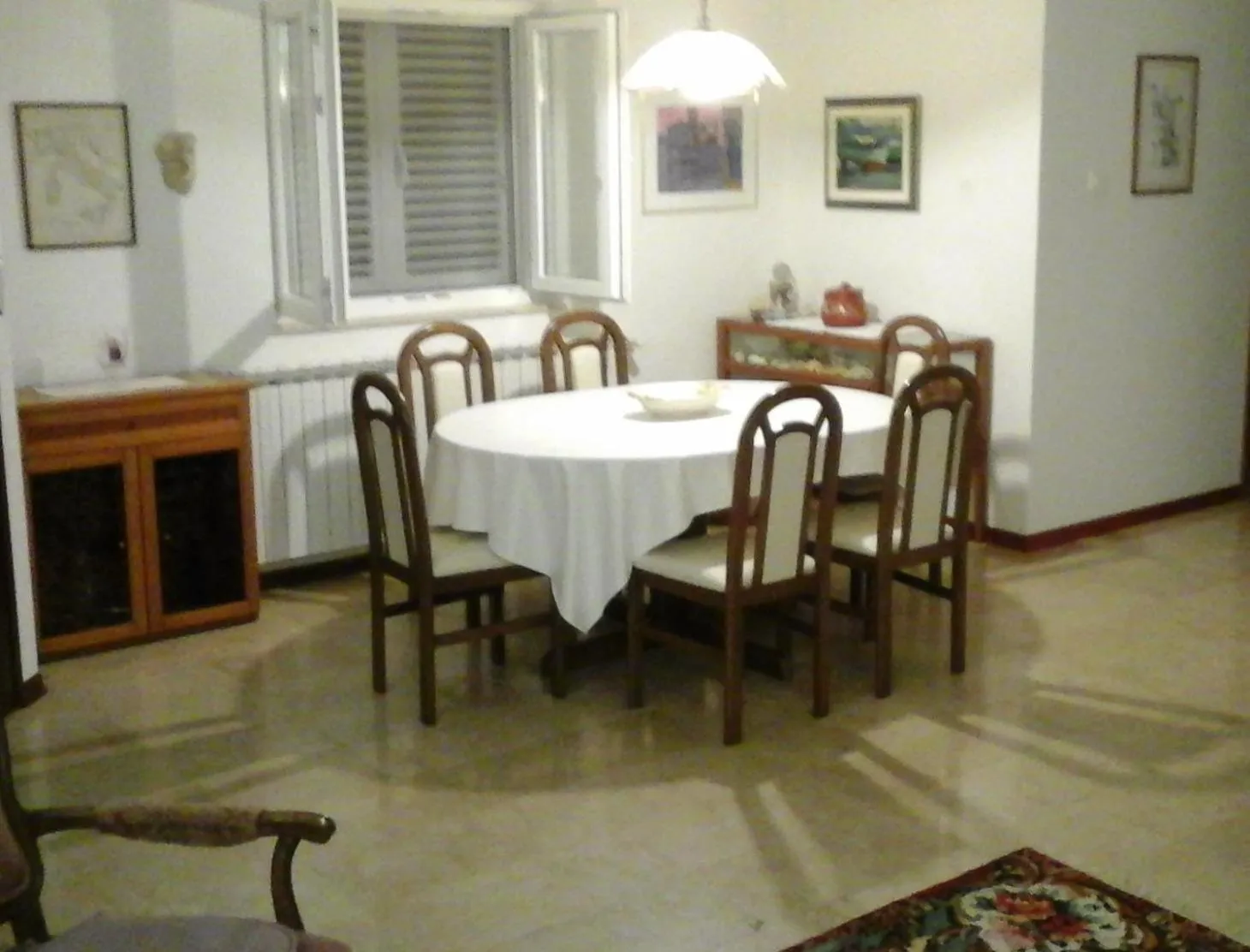 Dining area in Villa Donadini