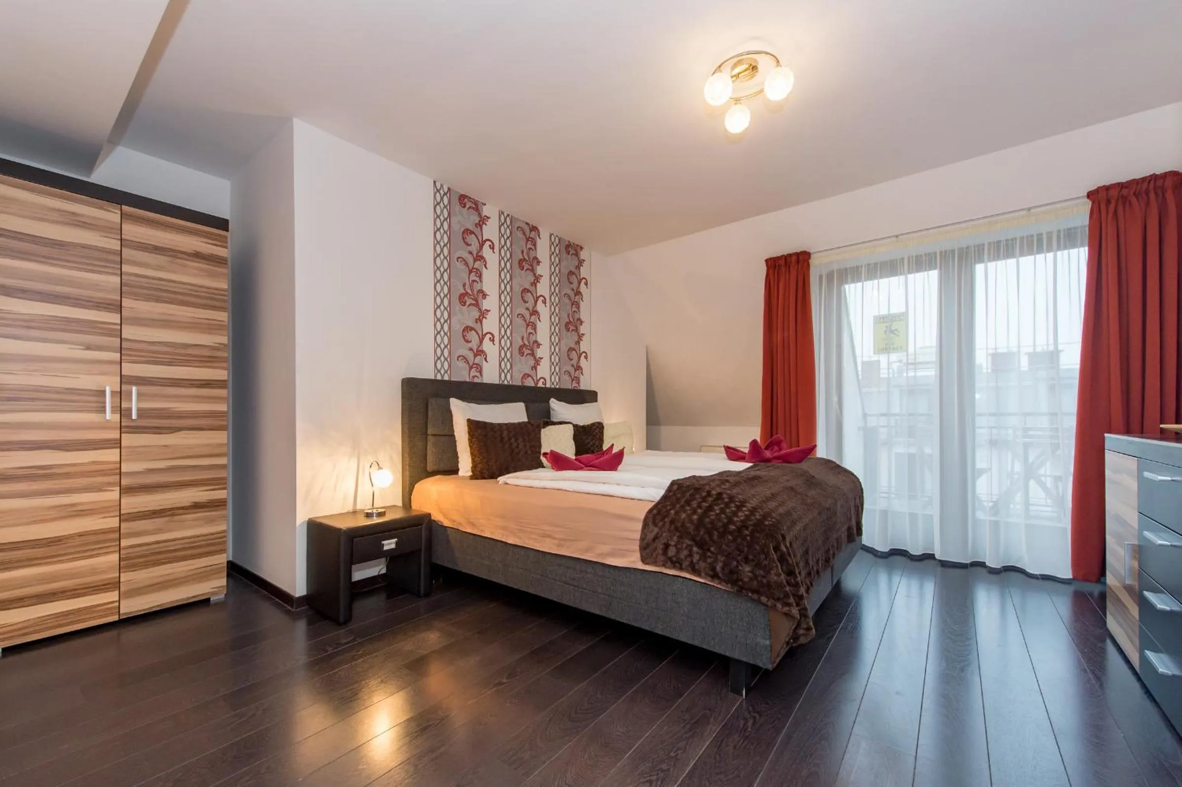 Bedroom, Bed in Budapest Center Residence