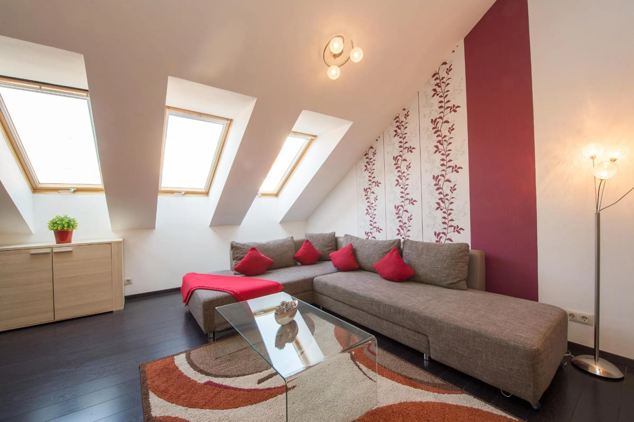 Photo of the whole room in Budapest Center Residence