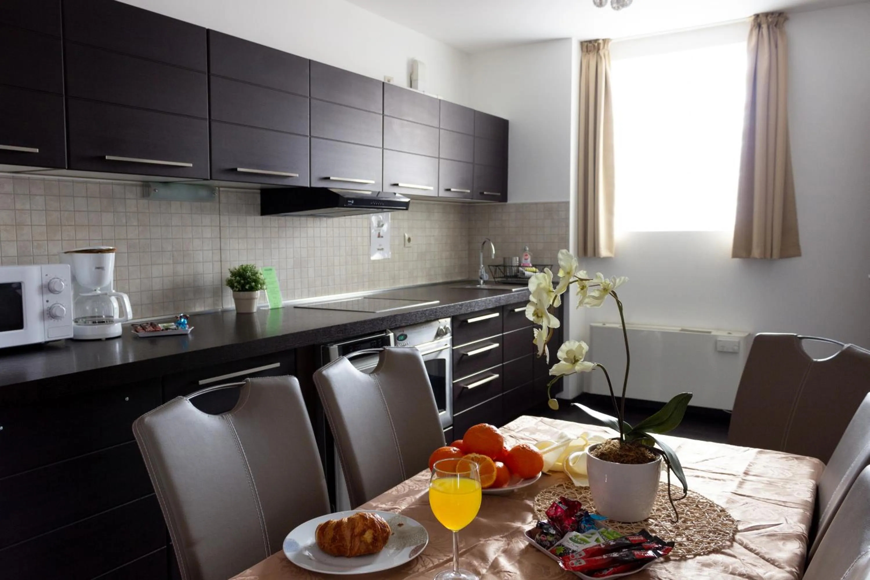 Kitchen or kitchenette in Budapest Center Residence