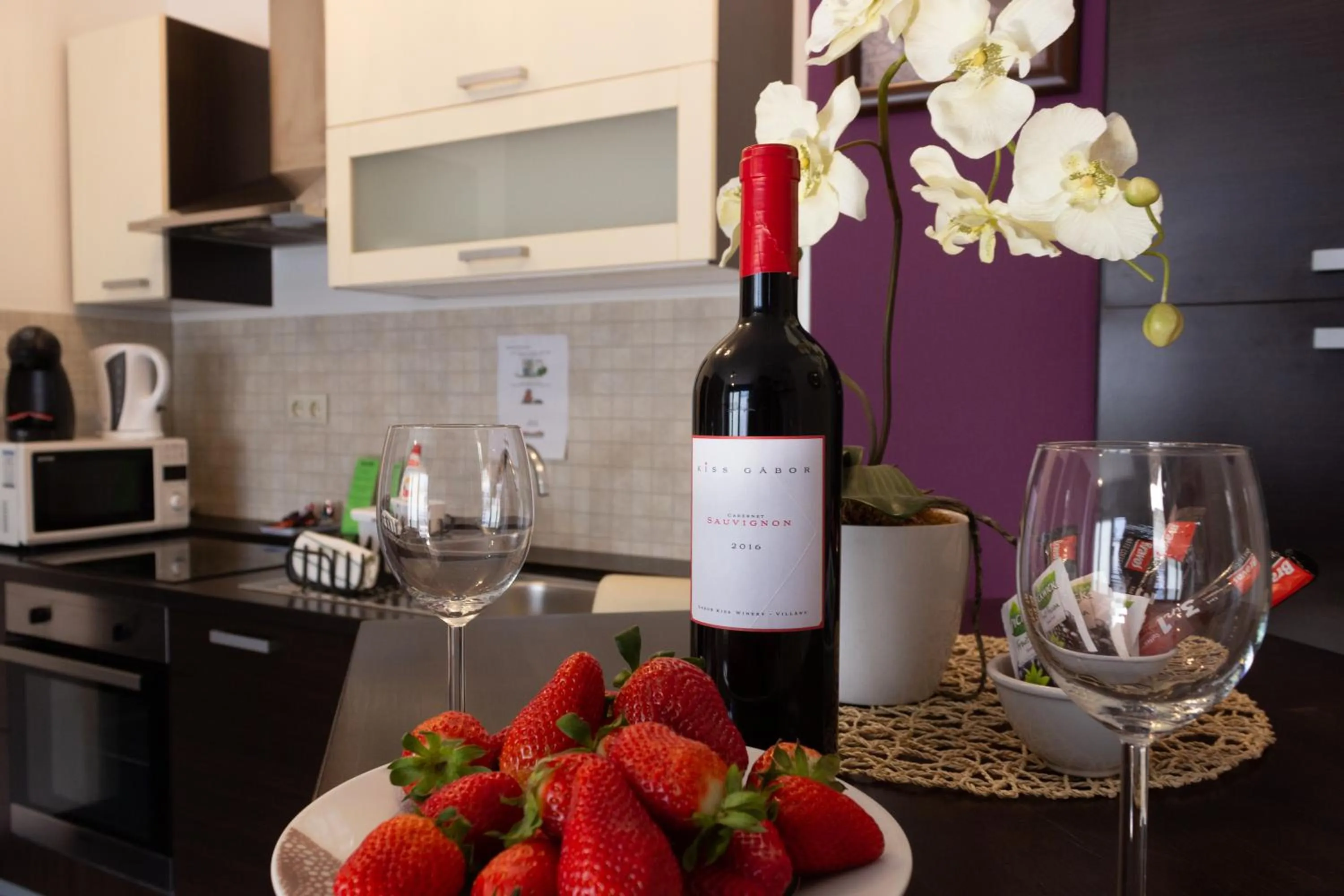 Kitchen or kitchenette in Budapest Center Residence