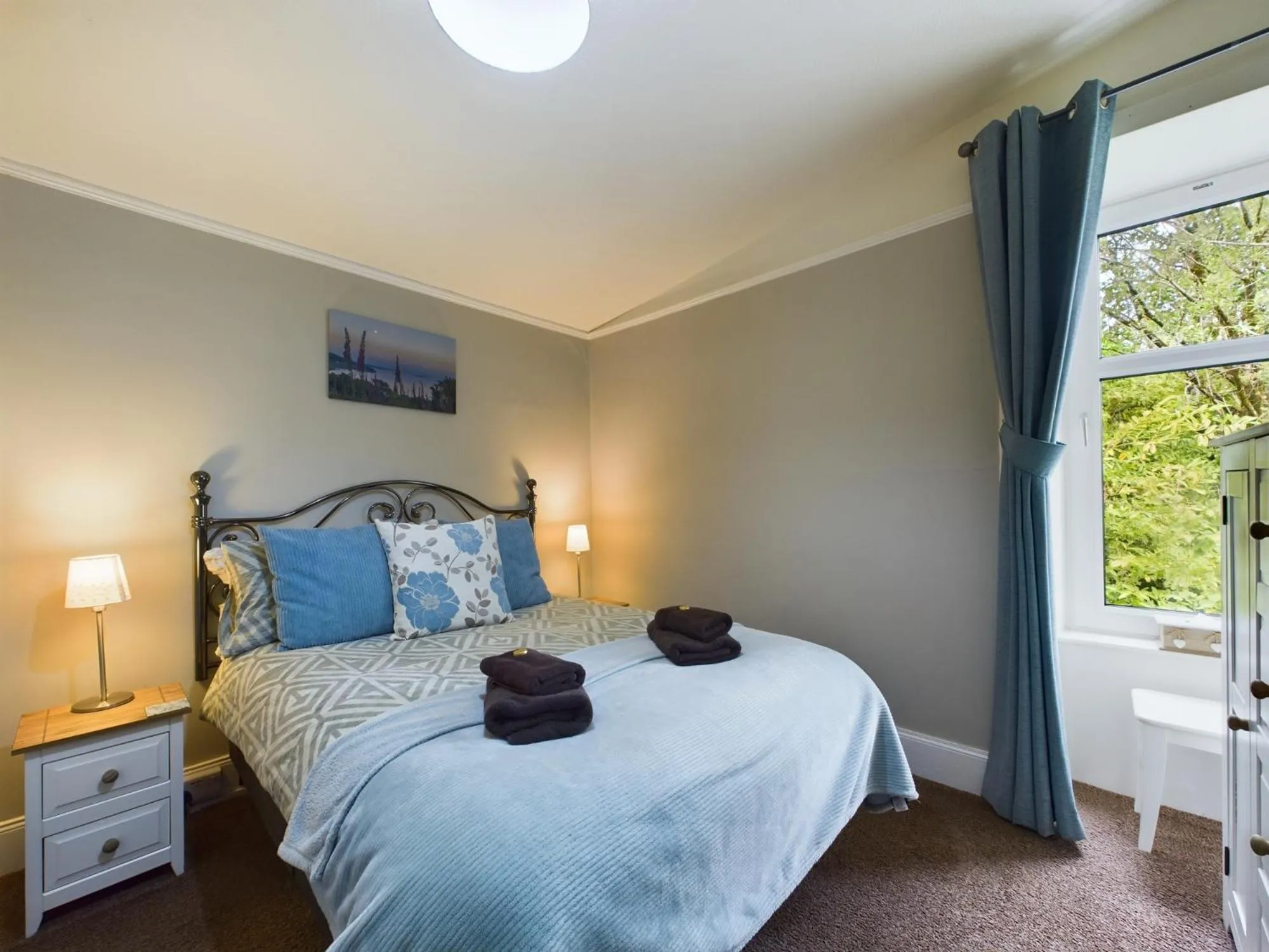 Bed in The Tregortha B&B