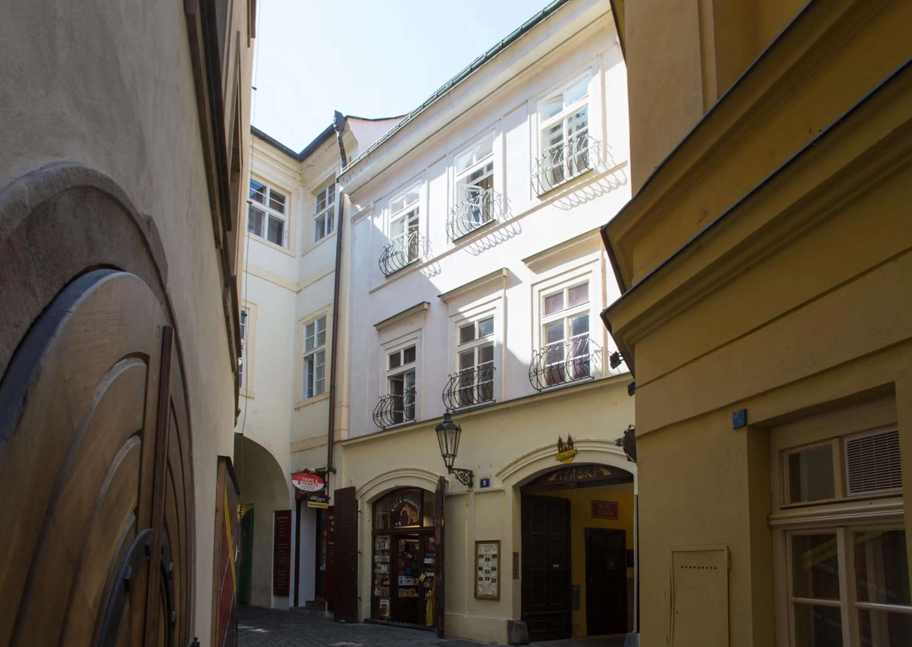 Property building in Prague Siesta Apartments