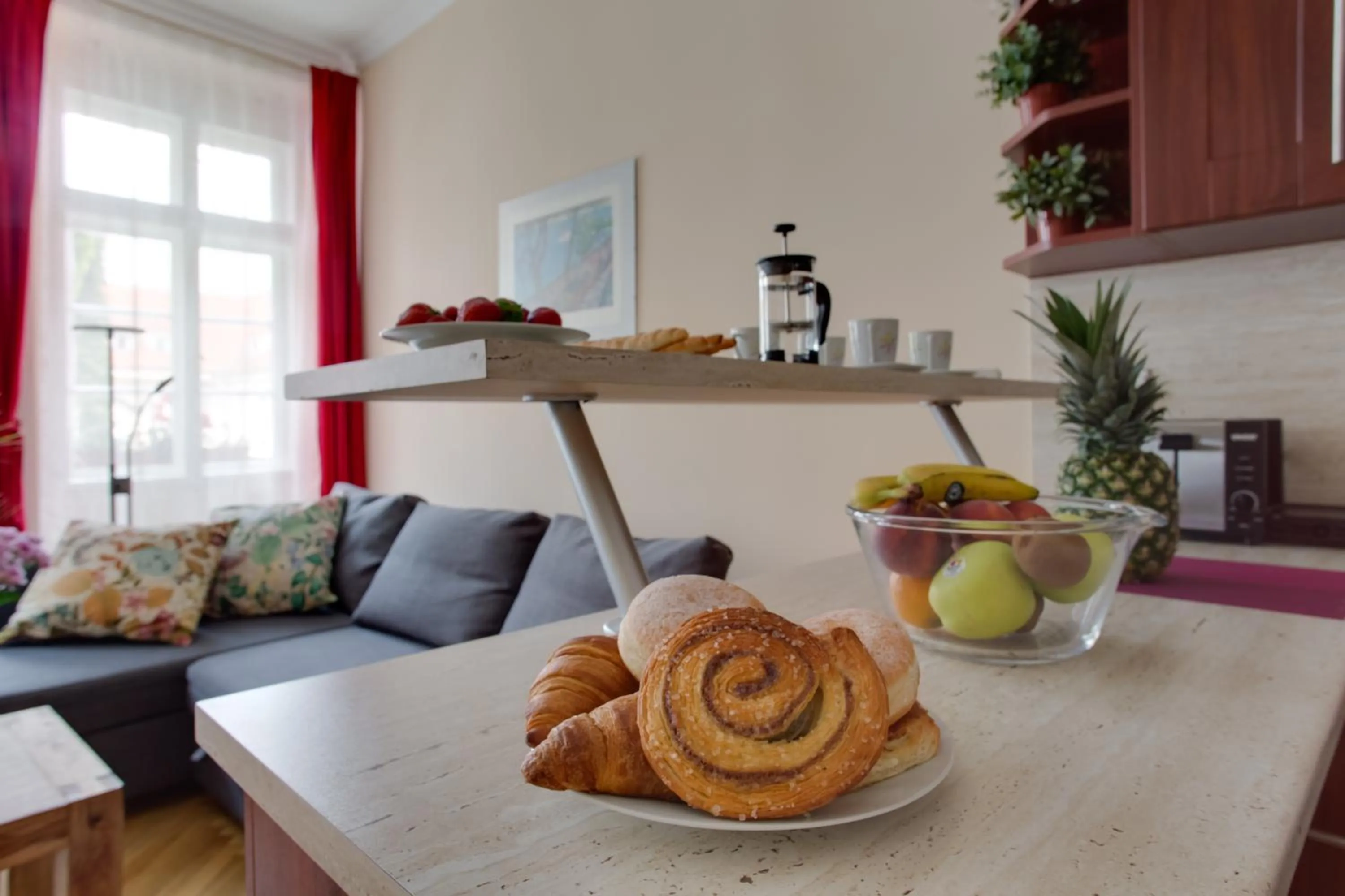 Kitchen or kitchenette in Prague Siesta Apartments