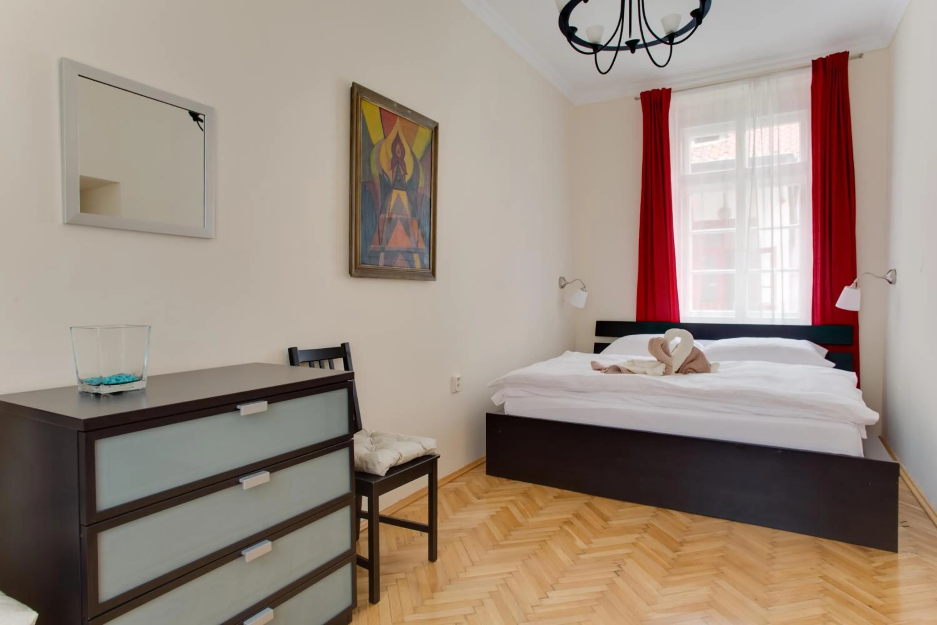 Photo of the whole room, Bed in Prague Siesta Apartments