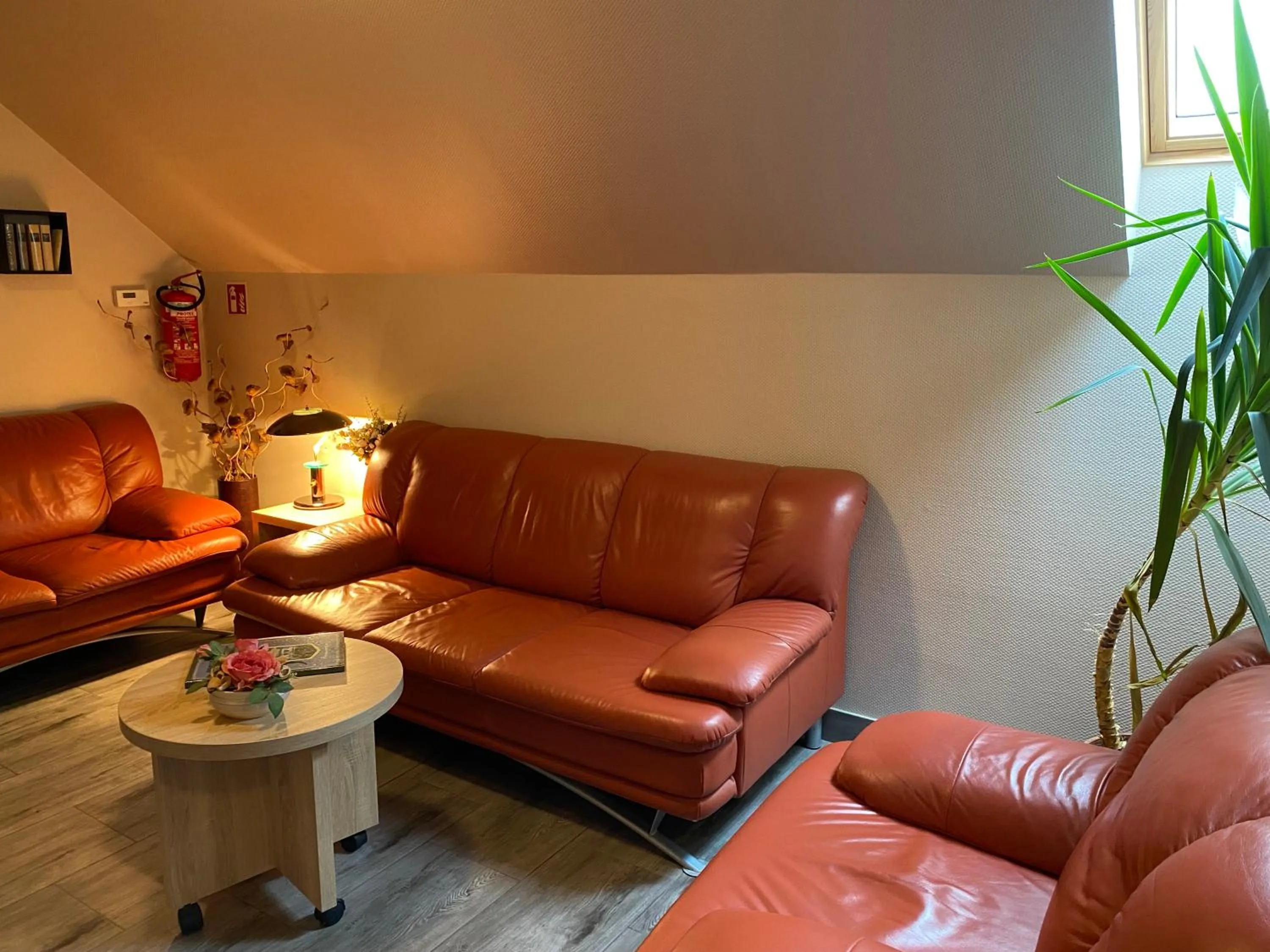 Seating area in Katalin Motel & Étterem