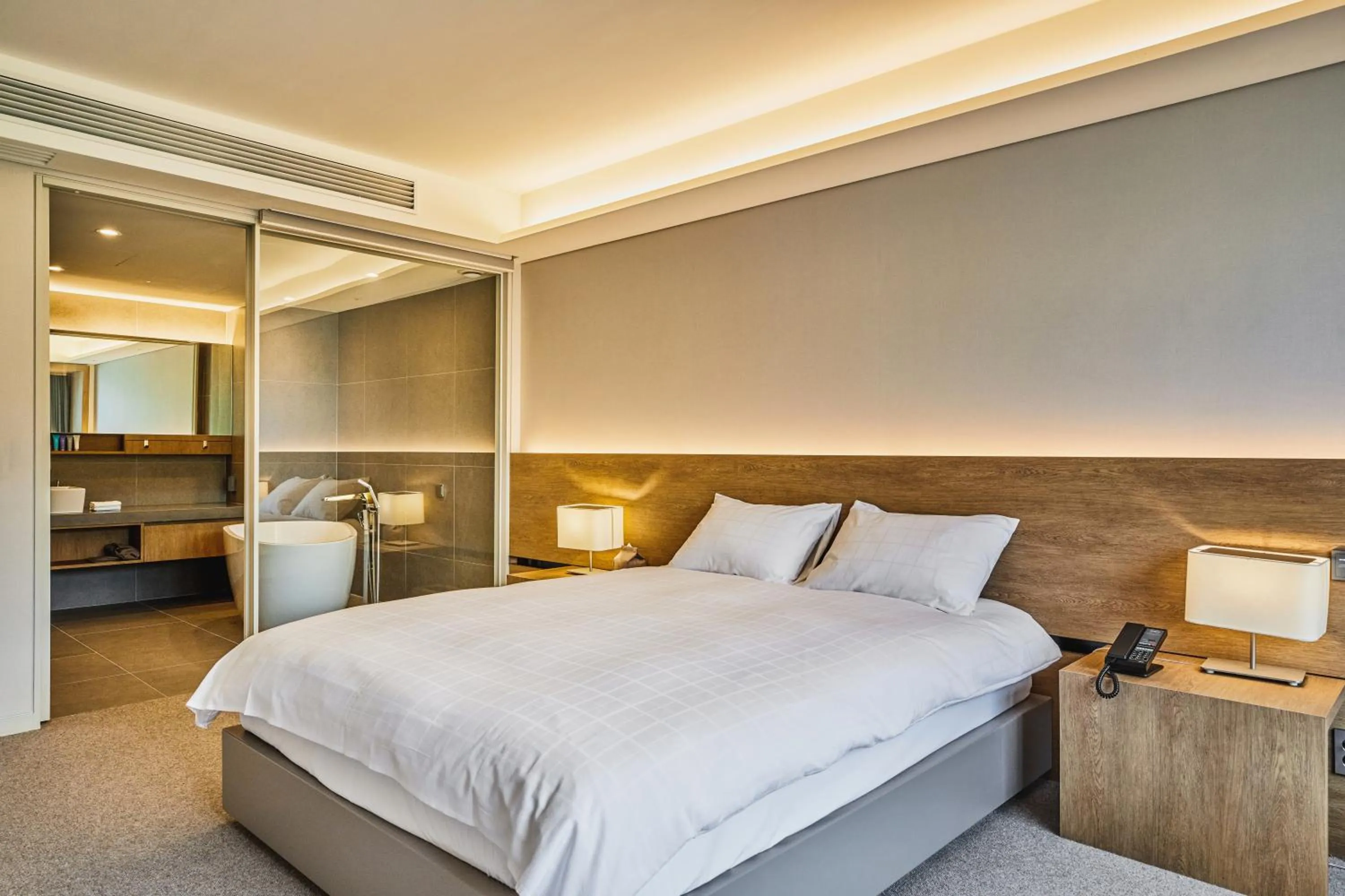 Bed in Phoenix Hotel Pyeongchang