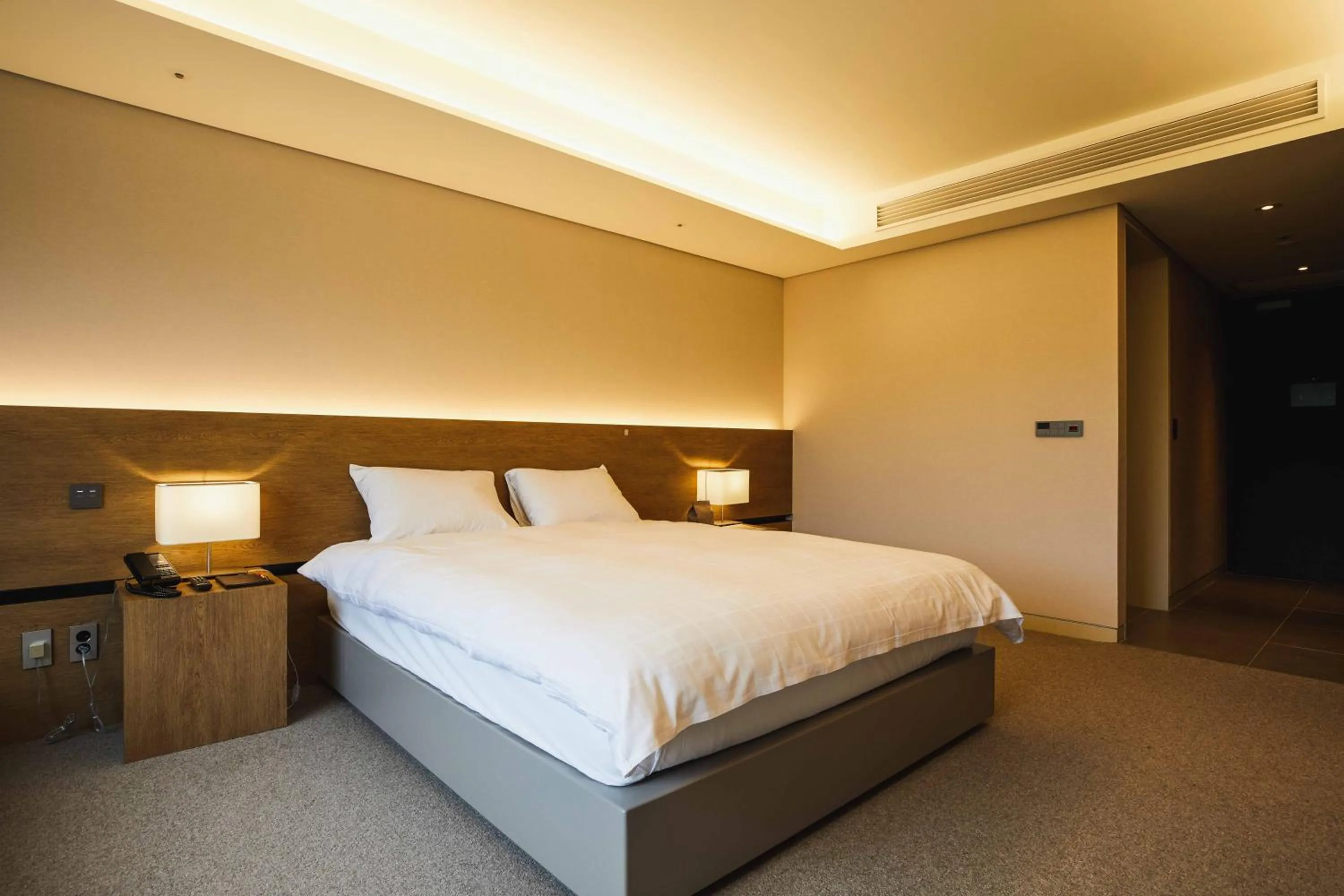 Bed in Phoenix Hotel Pyeongchang