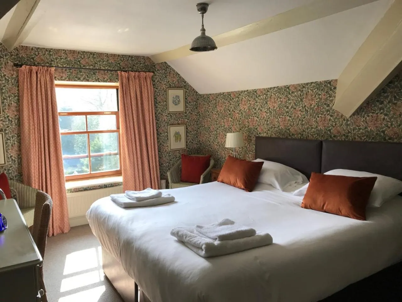 Bed in The Exmoor Forest Inn