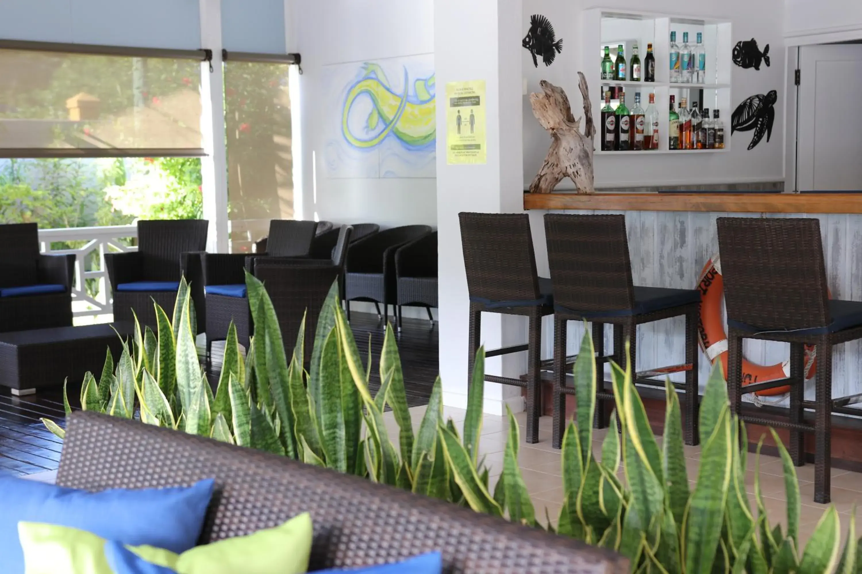 Lounge or bar in Hotel La Roussette Lounge or bar in Hotel La Roussette