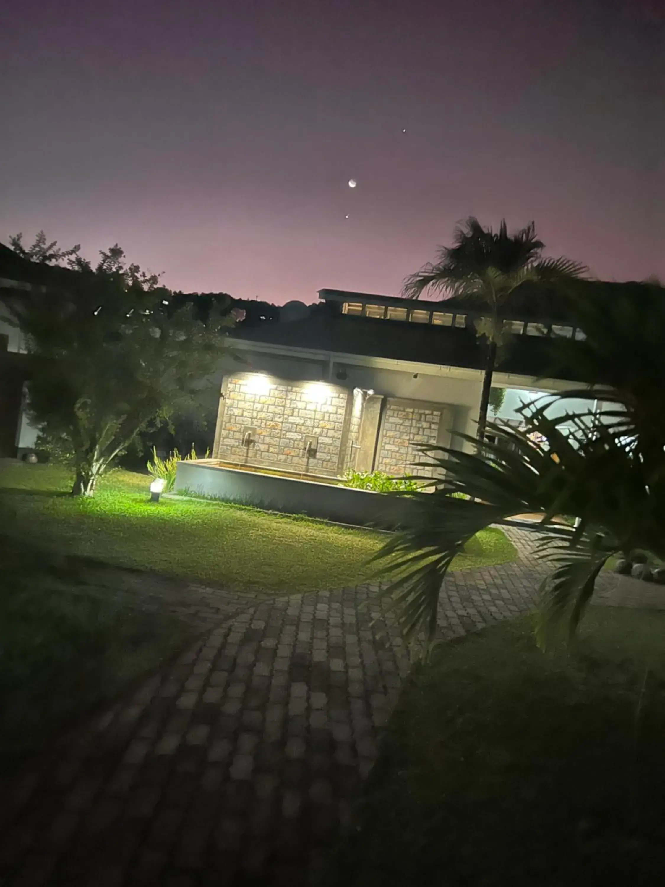 Garden view in Hotel La Roussette Garden view in Hotel La Roussette