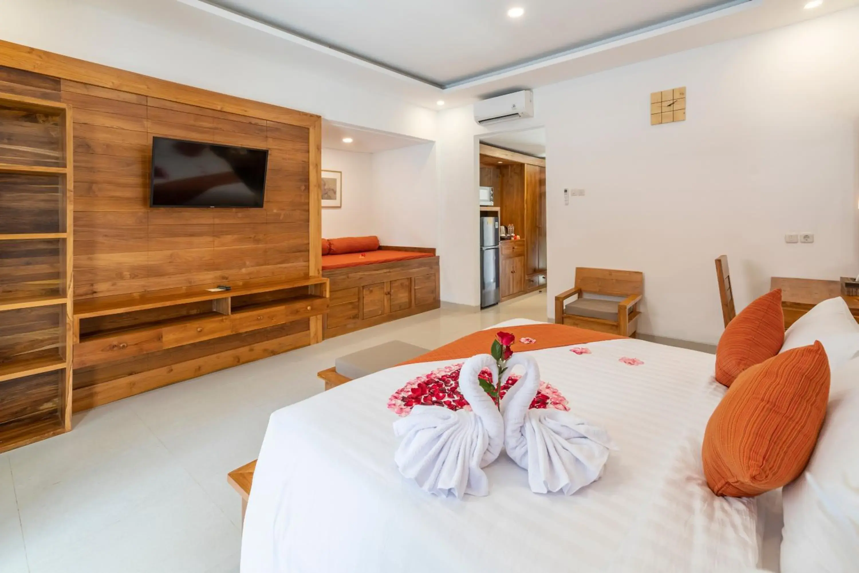 Living room, Bed in The Salila Beach Resort Living room, Bed in The Salila Beach Resort