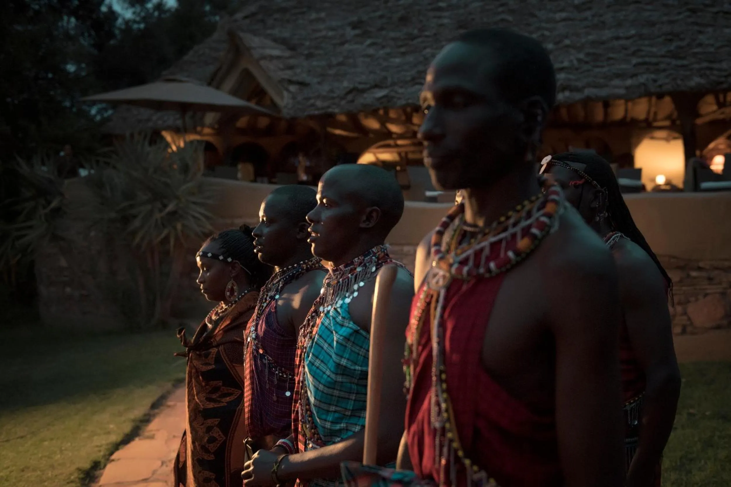 Evening entertainment in Olarro Lodge