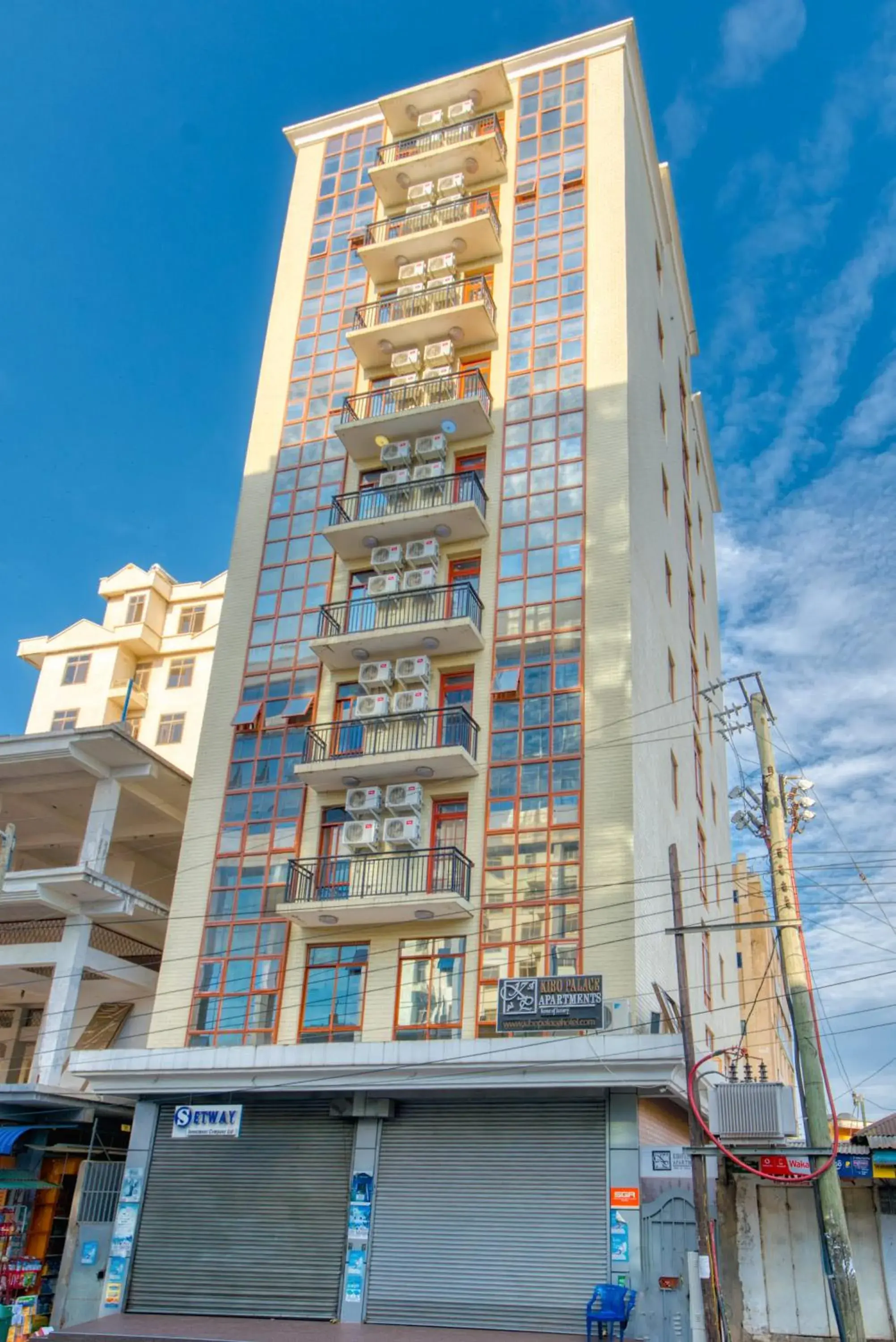 Property building in Kibo Palace Apartments Property building in Kibo Palace Apartments