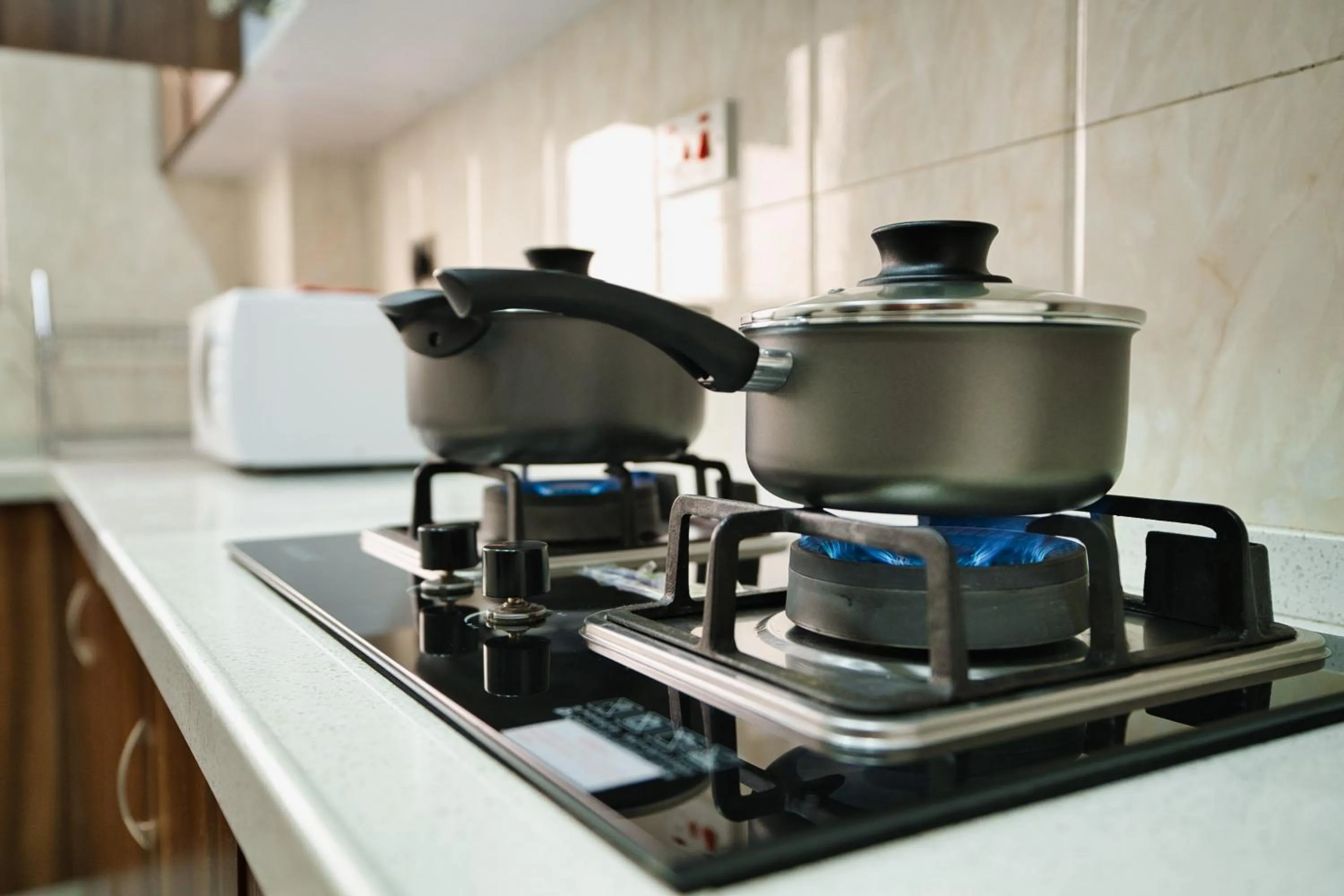 stove in Kibo Palace Apartments