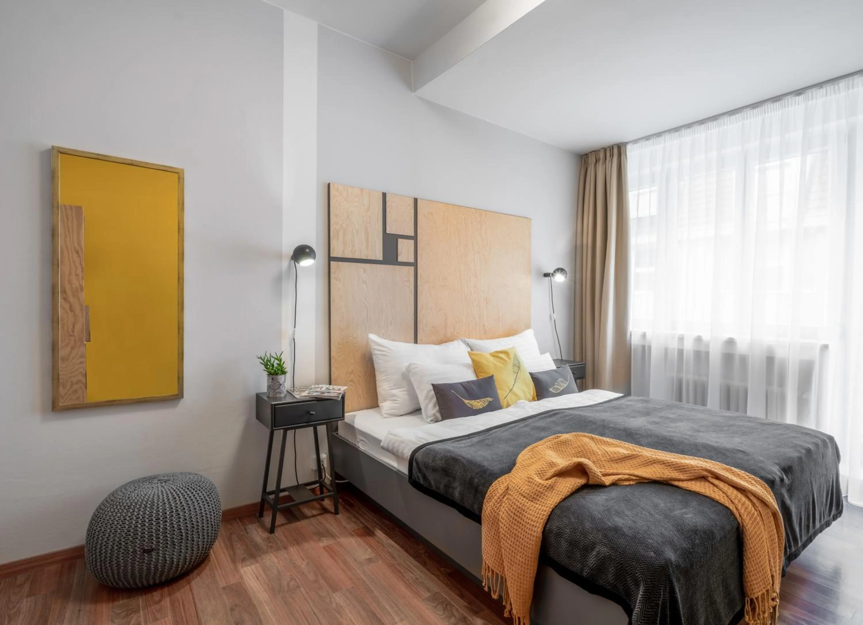 Bed in City Leaf Apartments