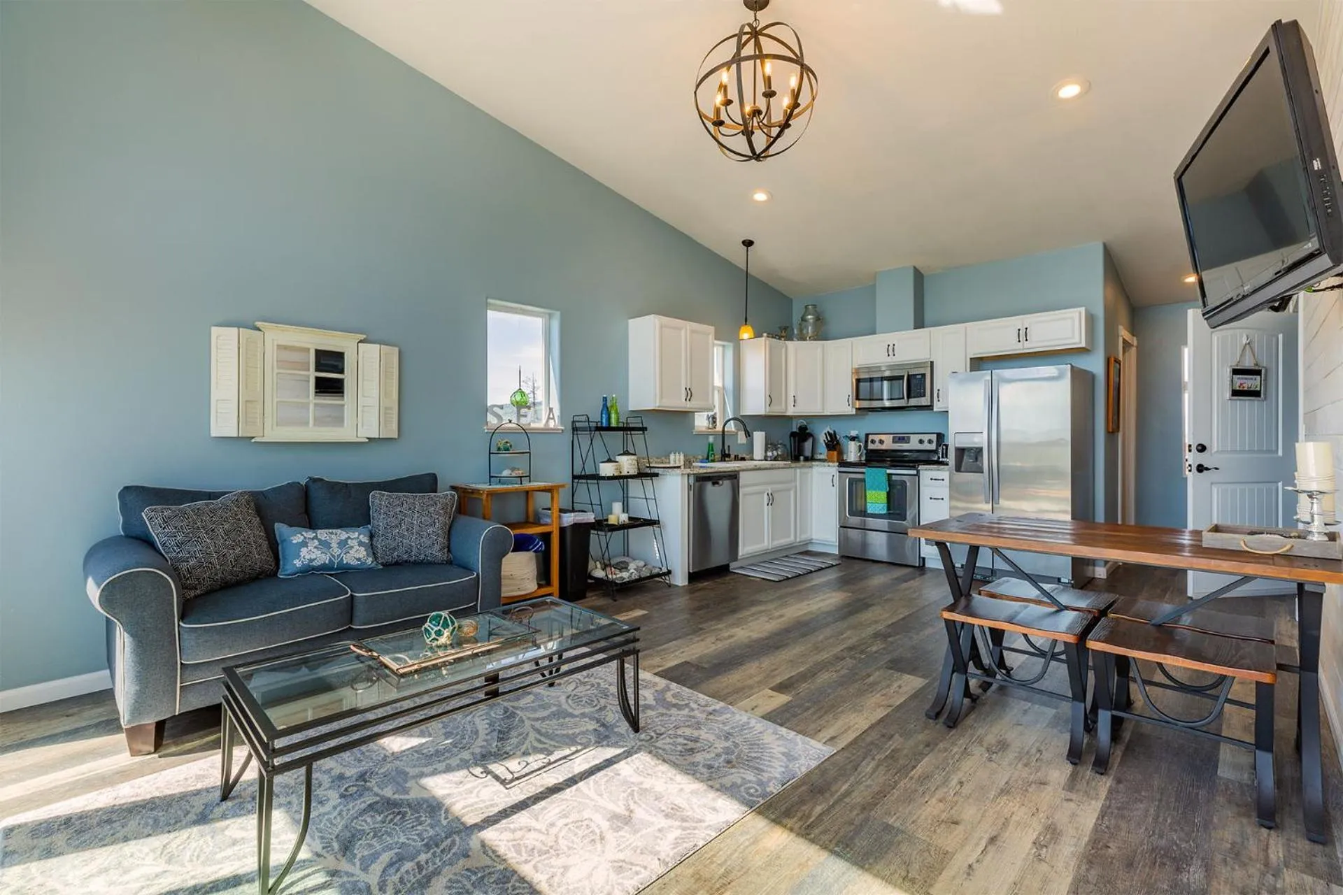 Living room in The Lighthouse