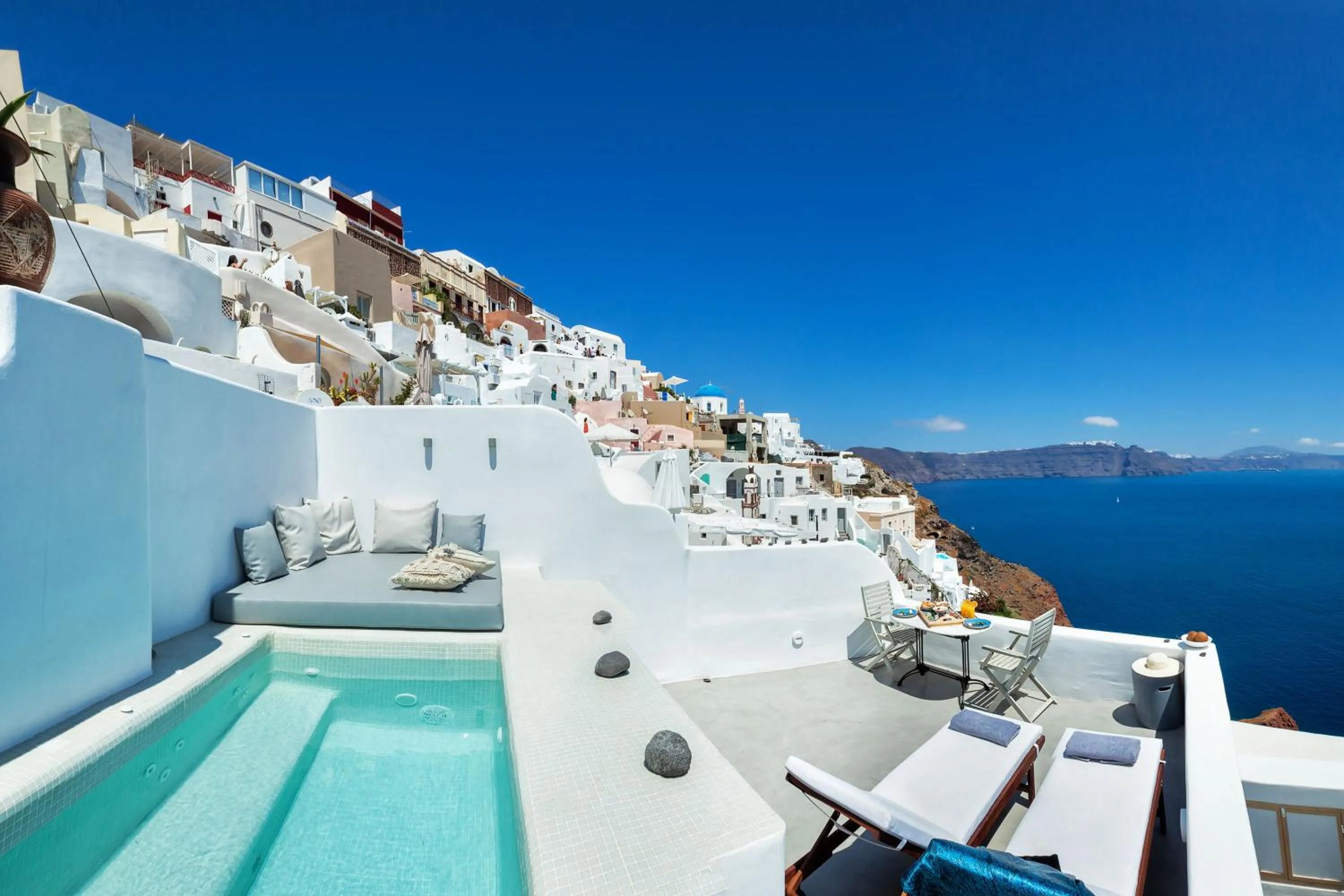 Pool view in Diamond Luxury Suites Collection