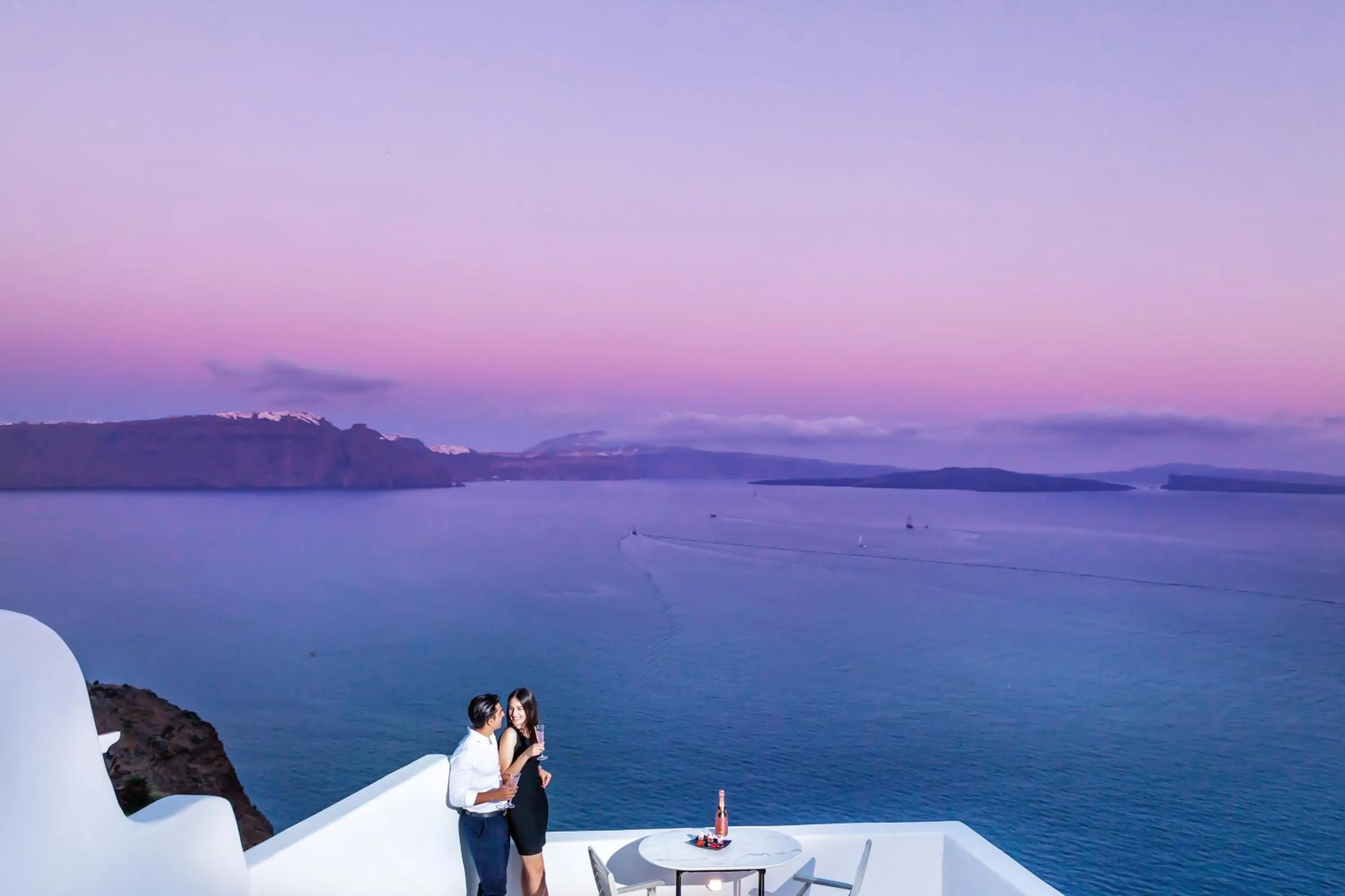 Sunset in Diamond Luxury Suites Collection