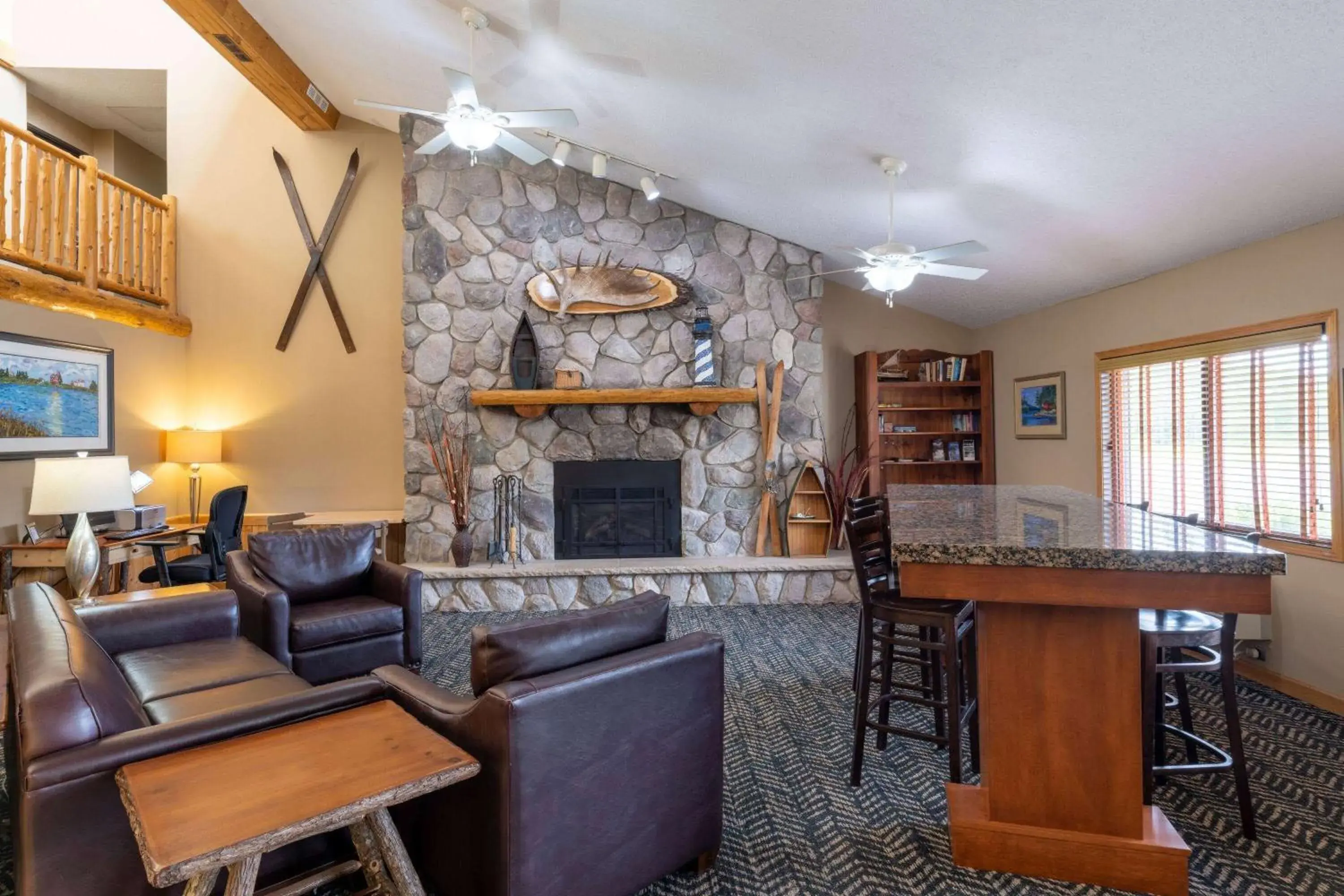 Lobby or reception in AmericInn by Wyndham Two Harbors Near Lake Superior Lobby or reception in AmericInn by Wyndham Two Harbors Near Lake Superior