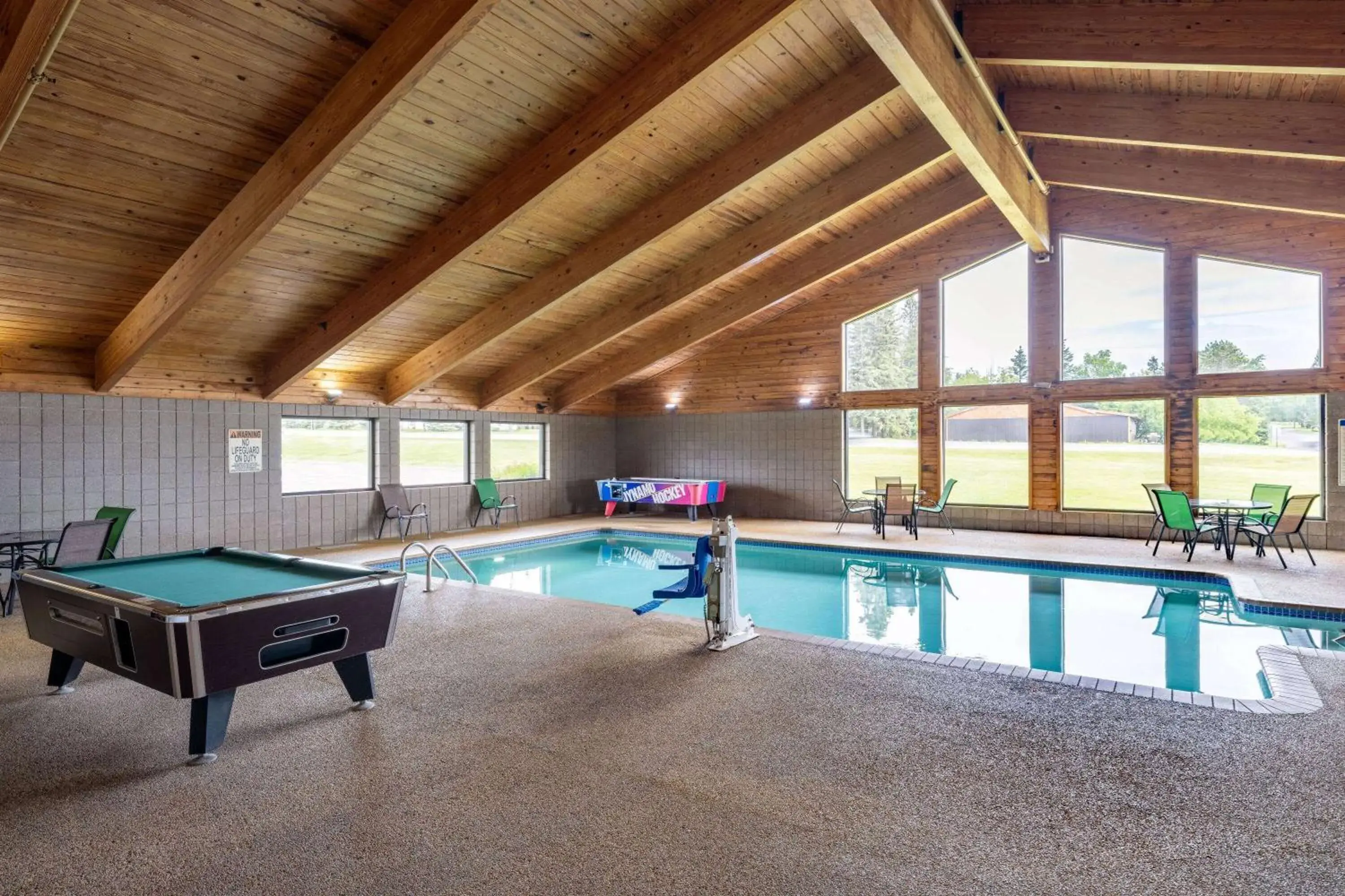 Pool view in AmericInn by Wyndham Two Harbors Near Lake Superior Pool view in AmericInn by Wyndham Two Harbors Near Lake Superior