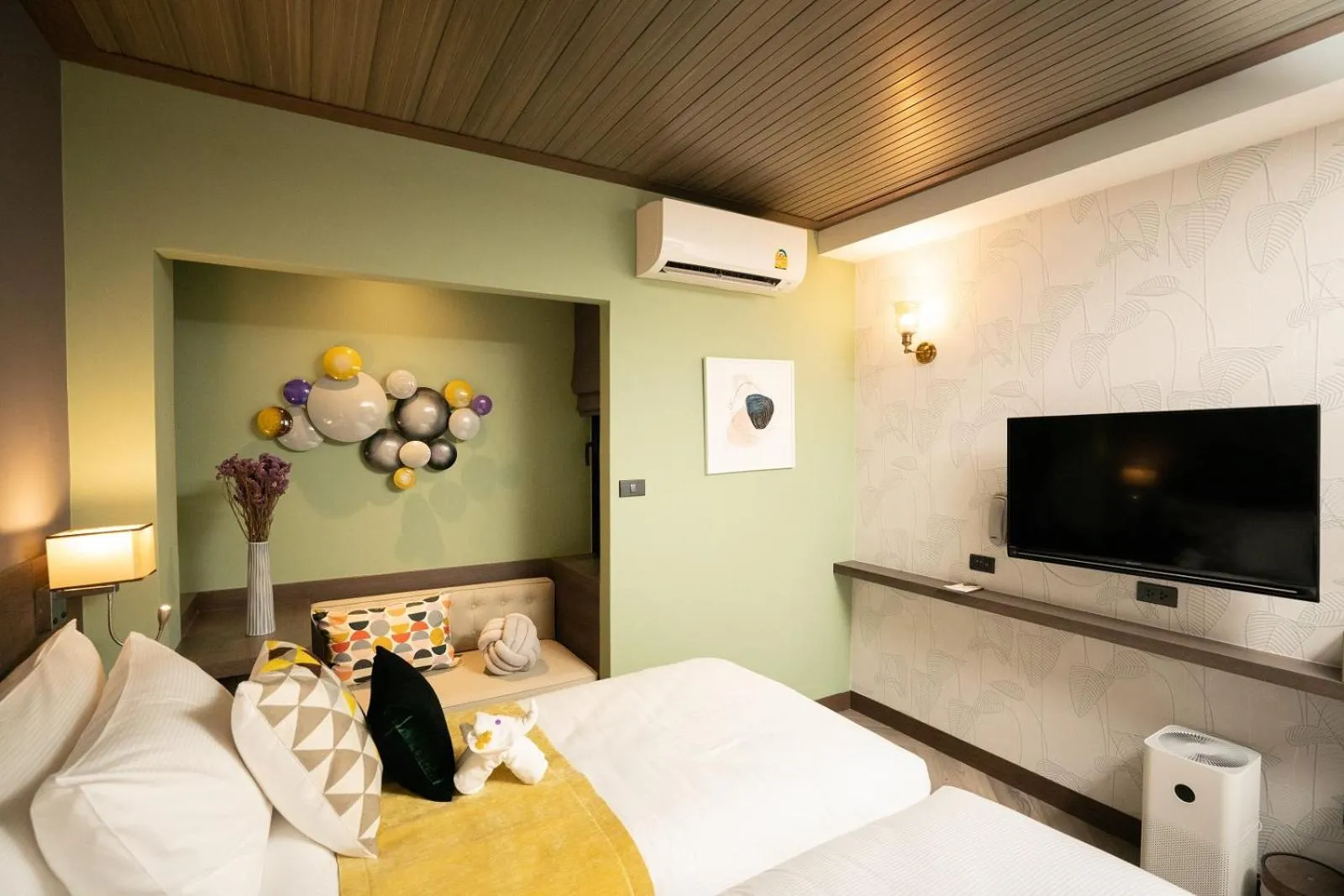 Bed in Sanae' Oldtown Hotel