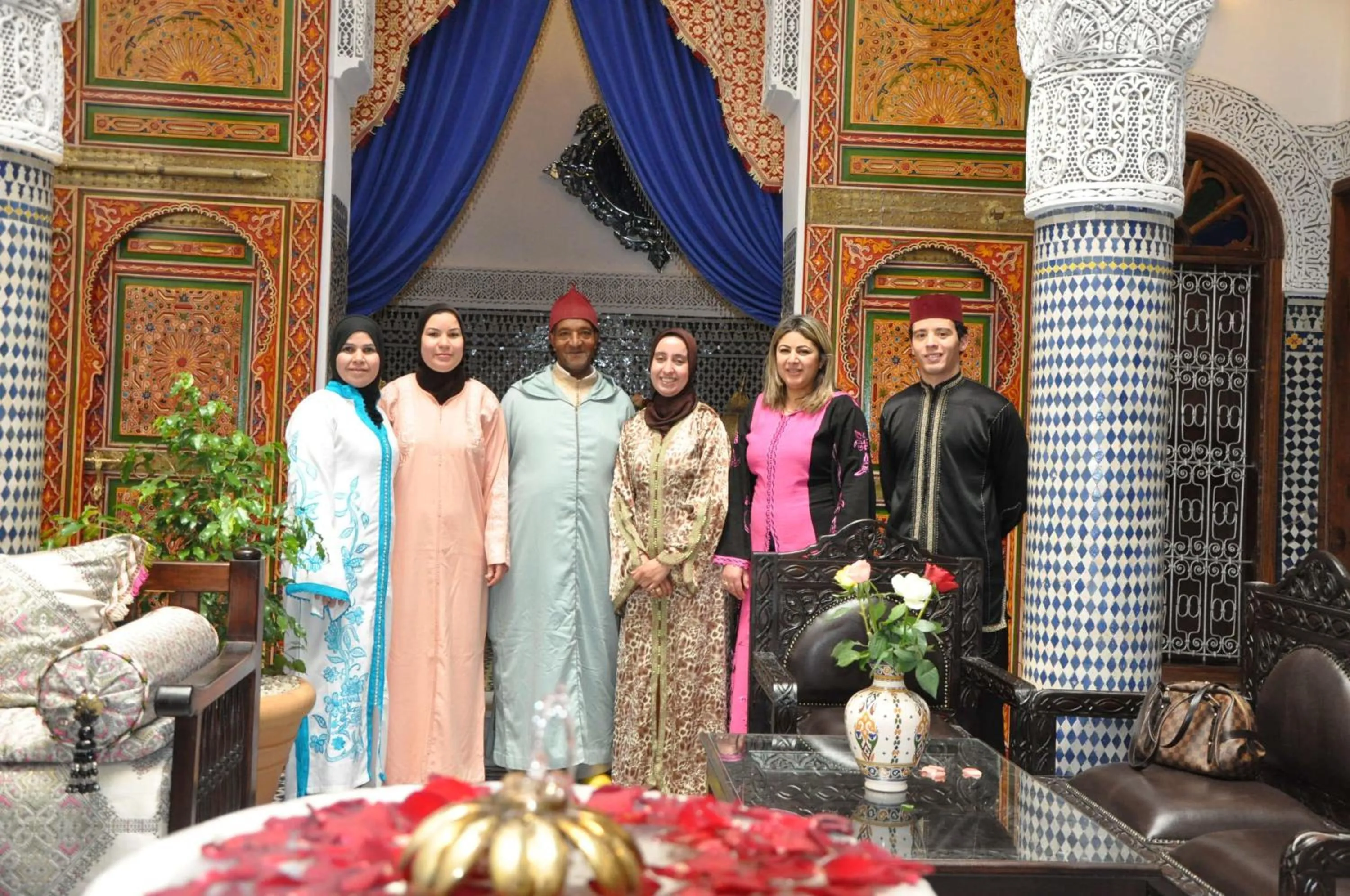 Staff in Riad Ghita Palace