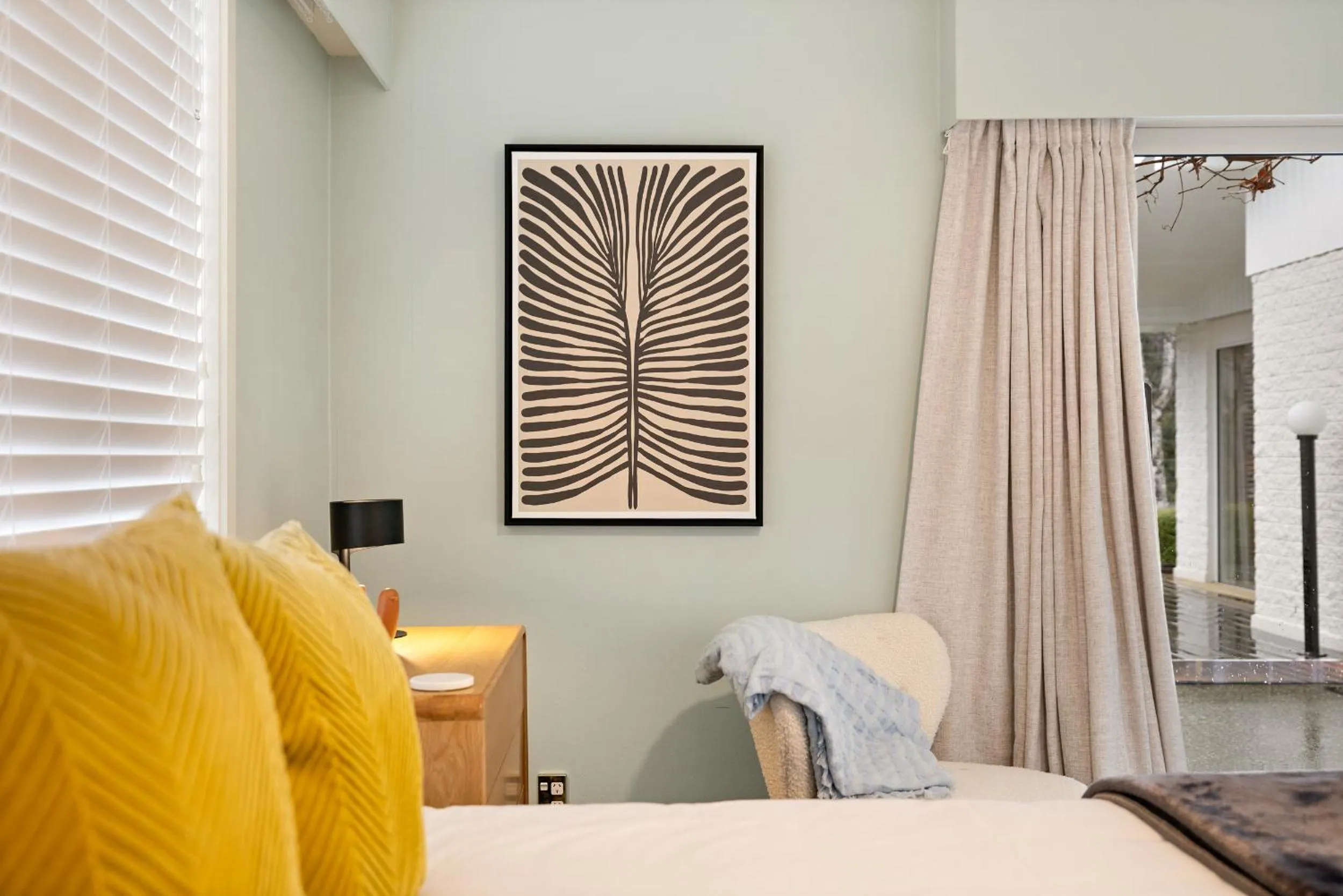 Bedroom, Bed in Arrowtown Motel