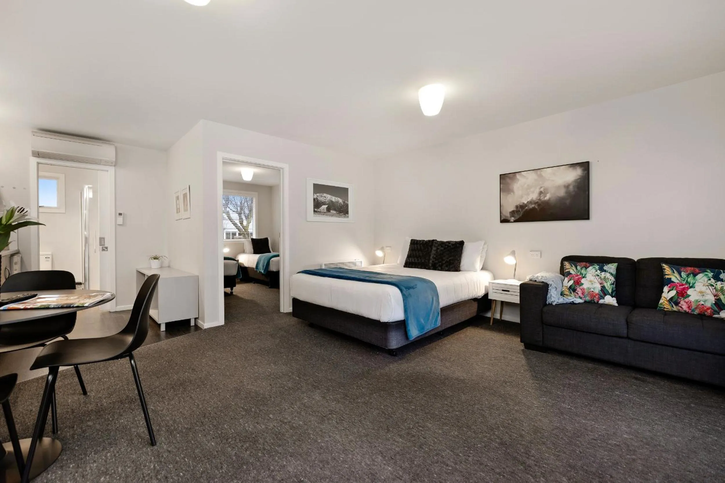 Bed in Arrowtown Motel