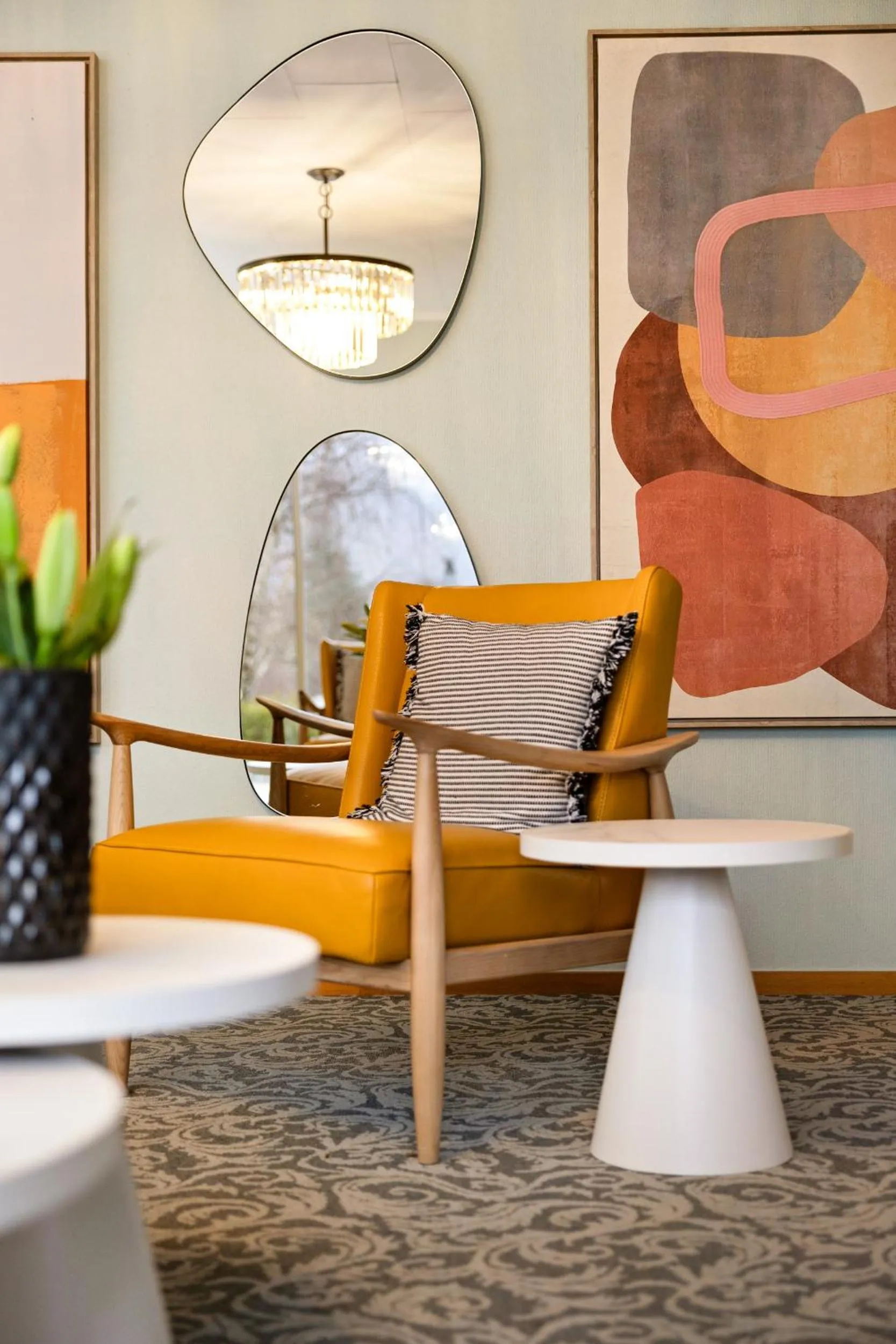 Living room in Arrowtown Motel