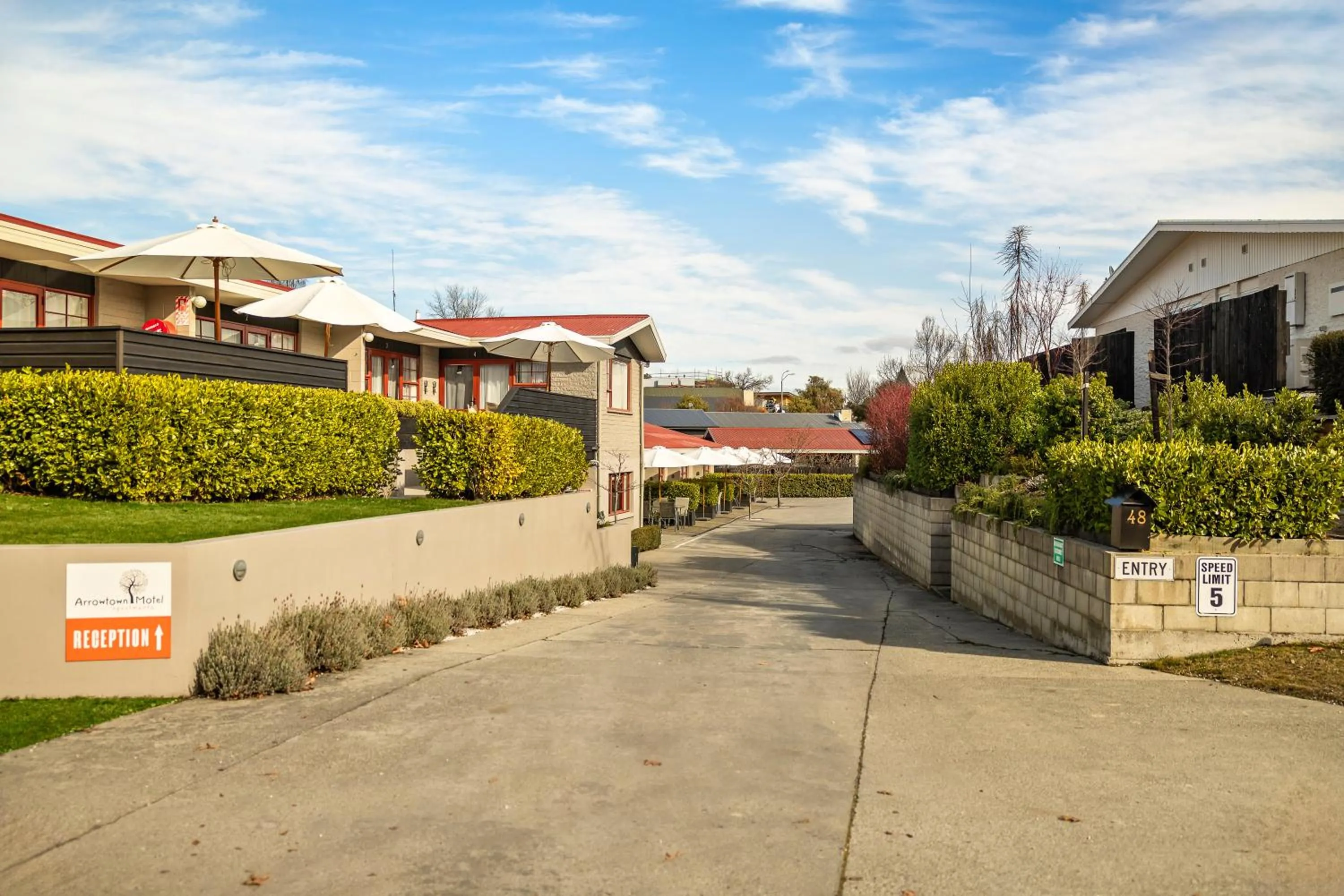 Property building in Arrowtown Motel