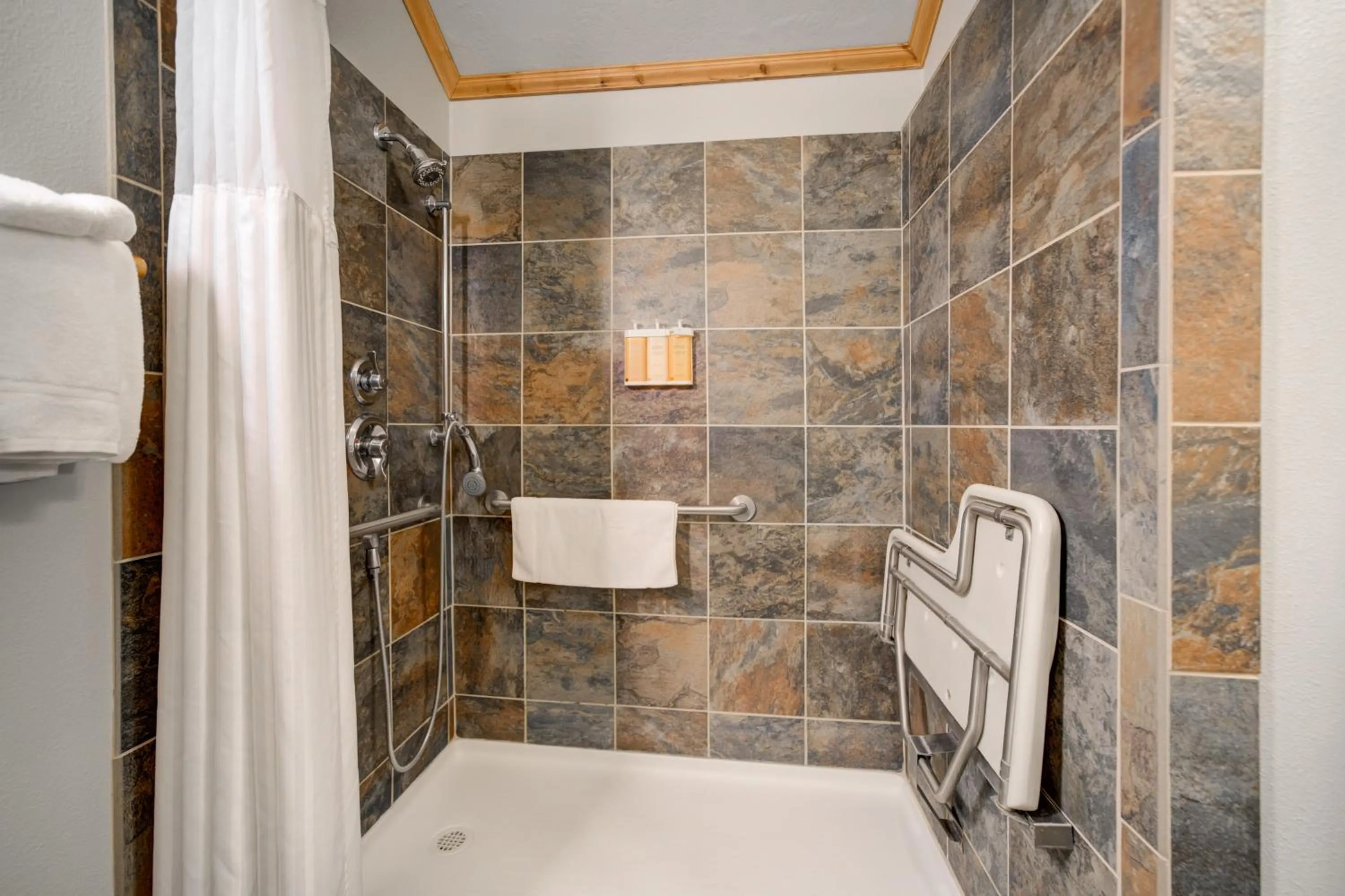 Shower in Explorer Cabins at Yellowstone