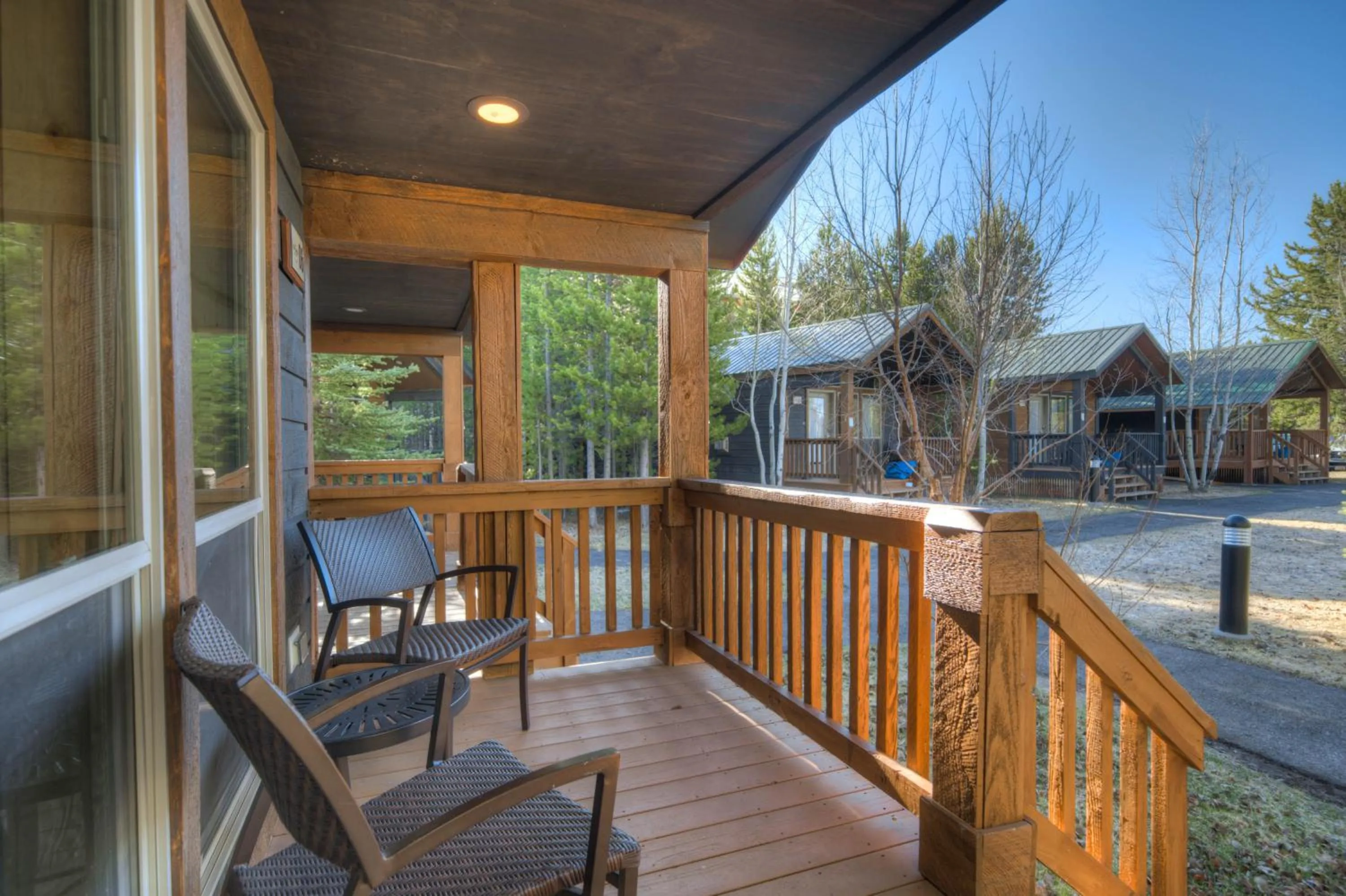 Property building in Explorer Cabins at Yellowstone