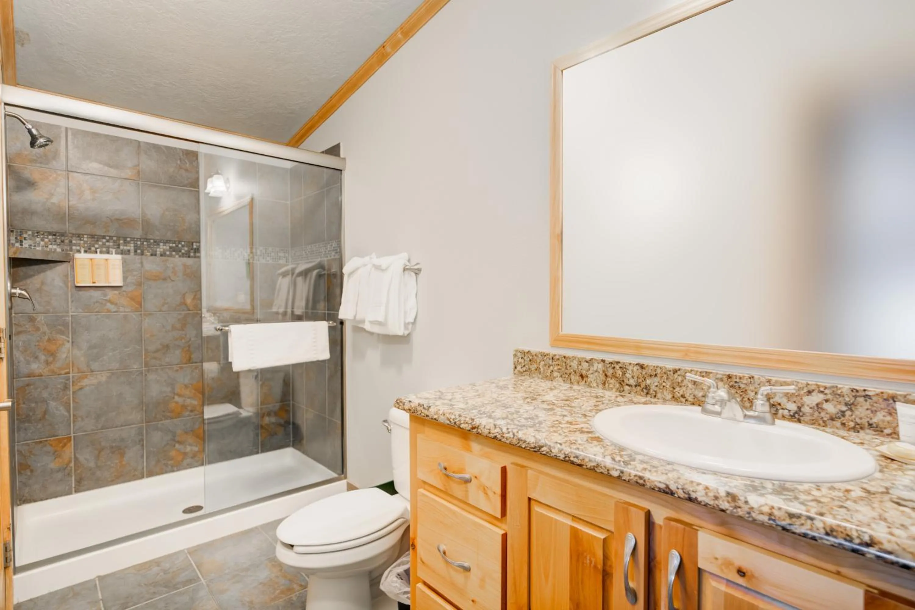 Shower in Explorer Cabins at Yellowstone