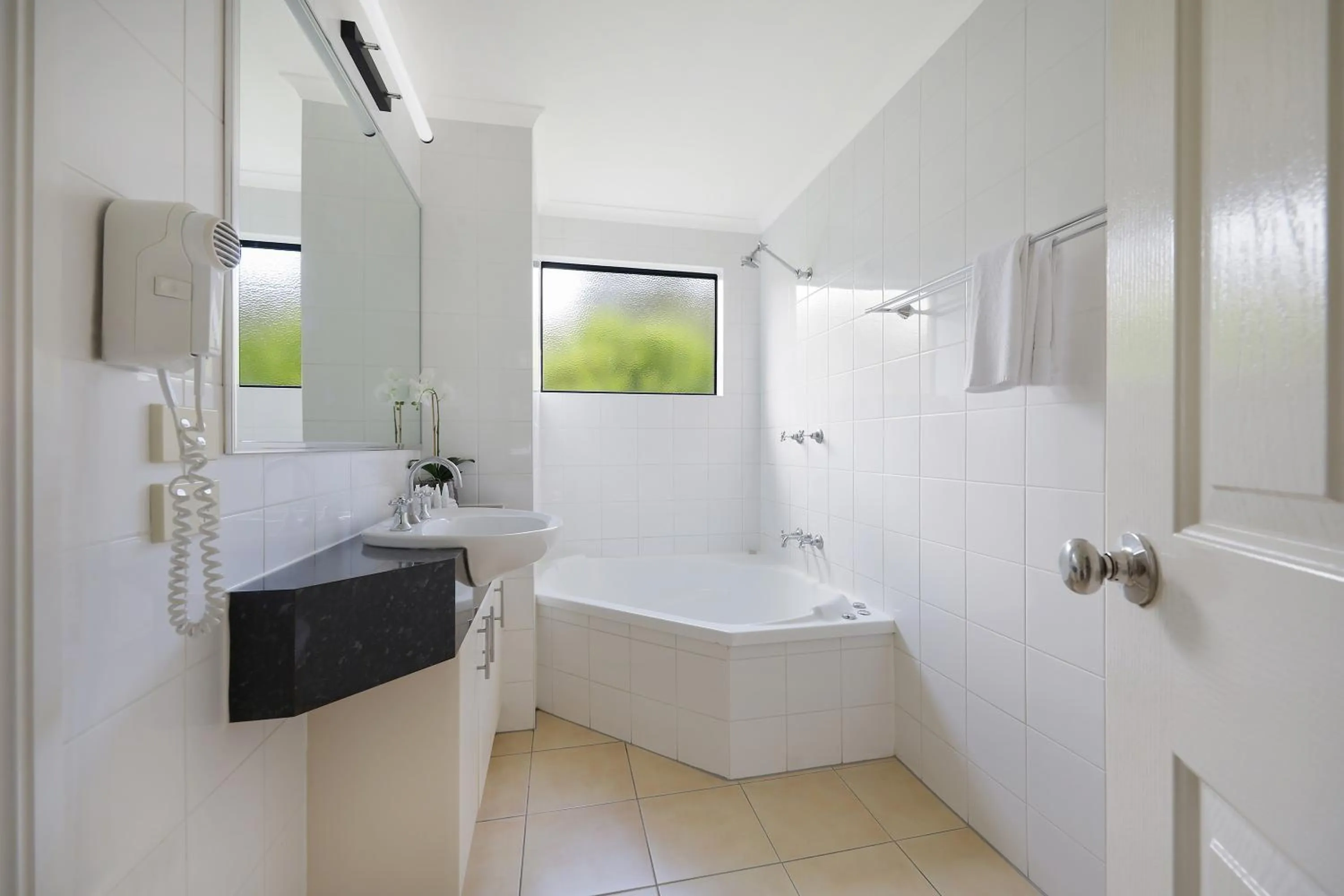 Bed in Sea Foam Villas