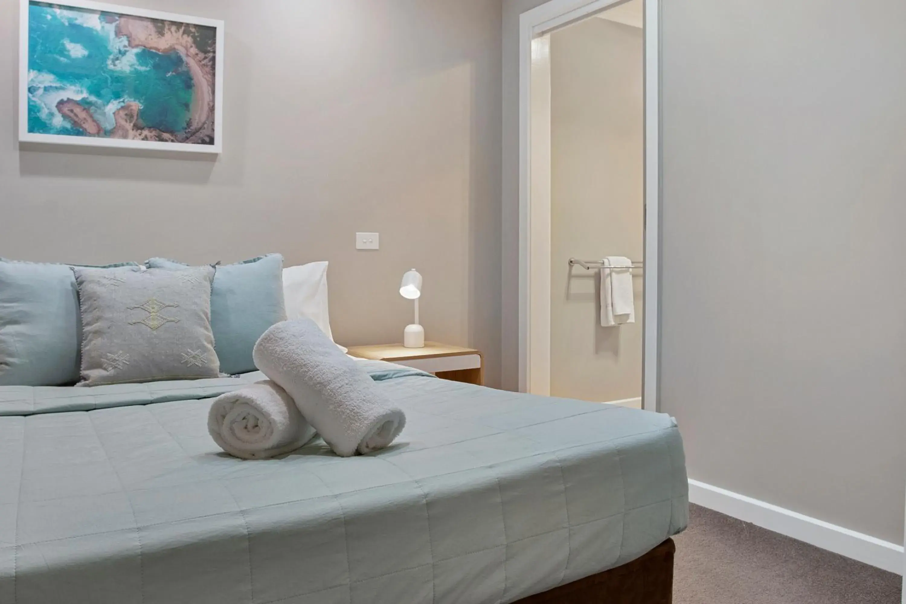 Bedroom, Bed in Sea Foam Villas Bedroom, Bed in Sea Foam Villas