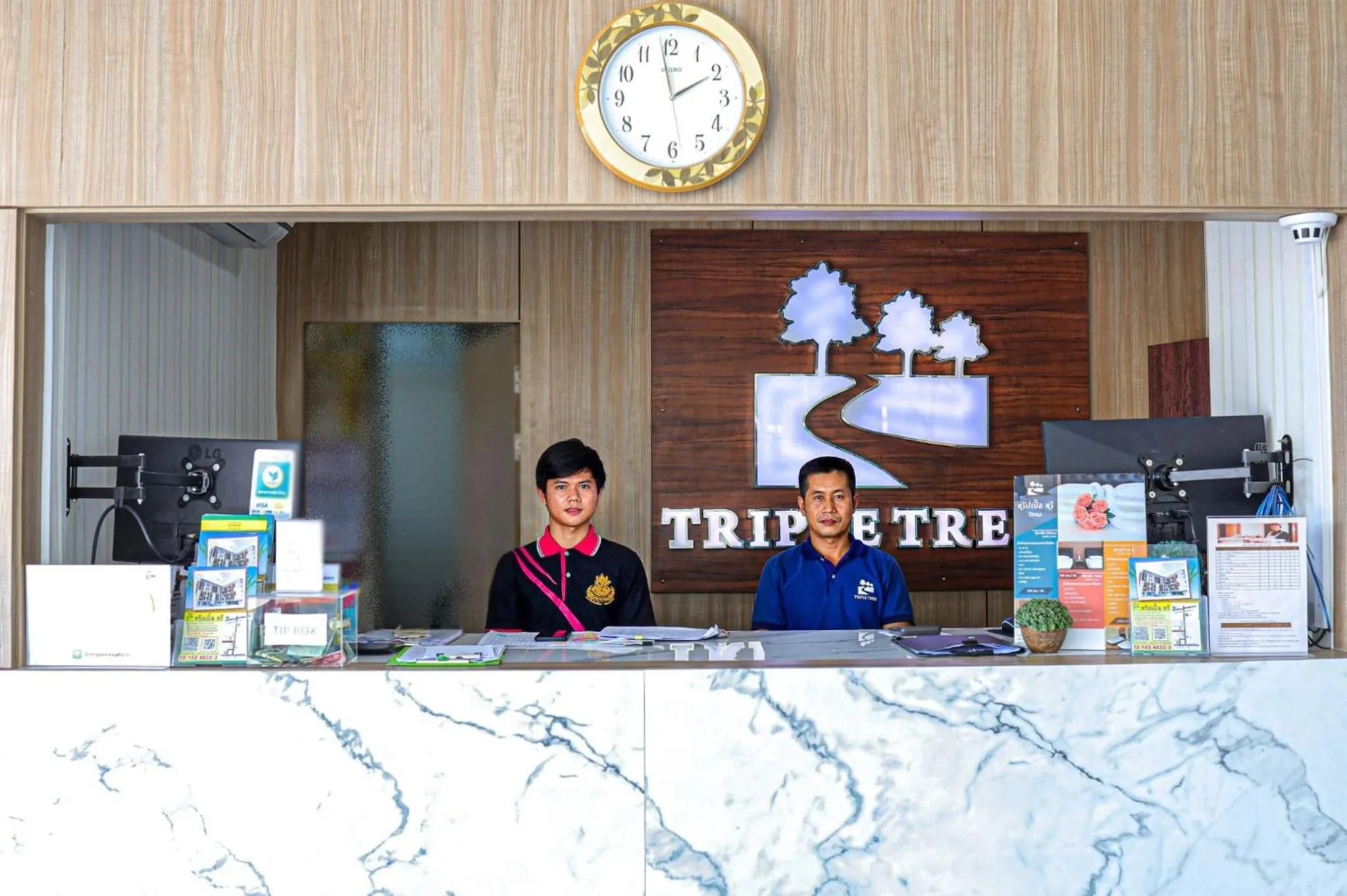 Lobby or reception in Tripletreesvillage