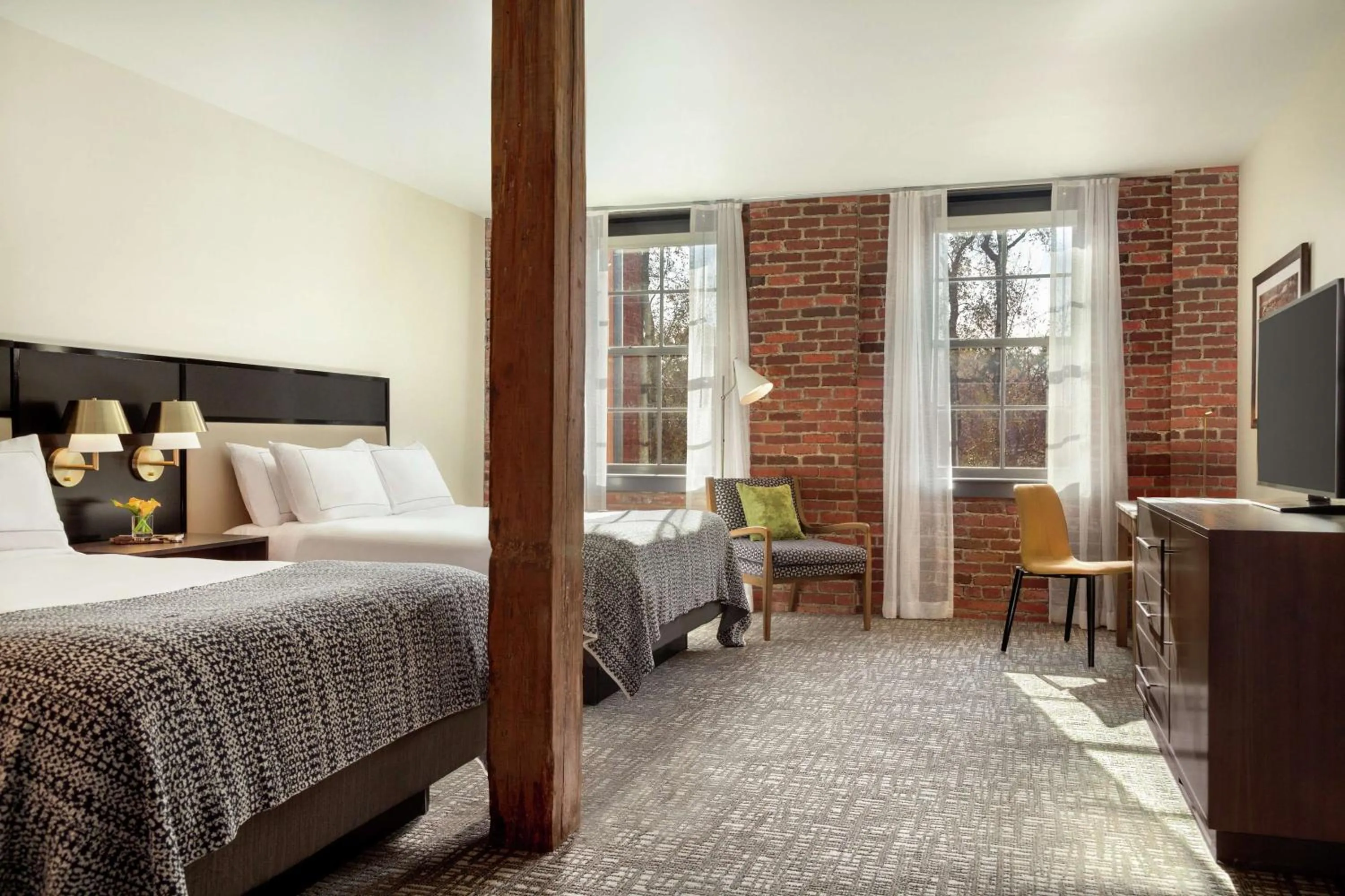 Bedroom, Bed in The Wilbur Lititz, Tapestry Collection By Hilton