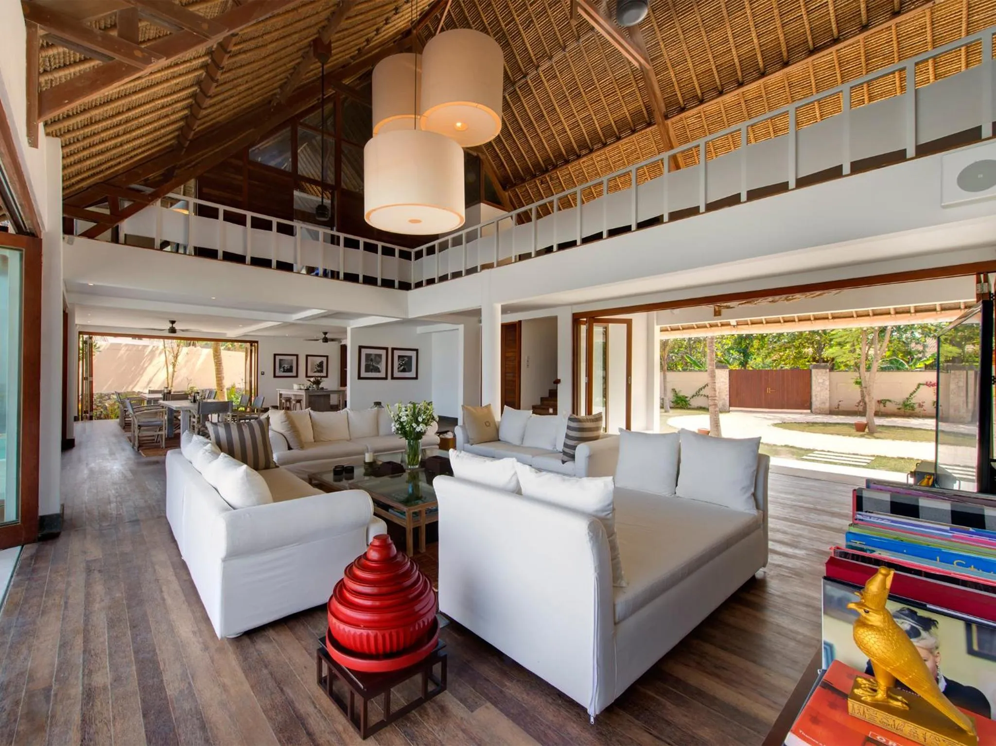 Living room in Villa Voyage