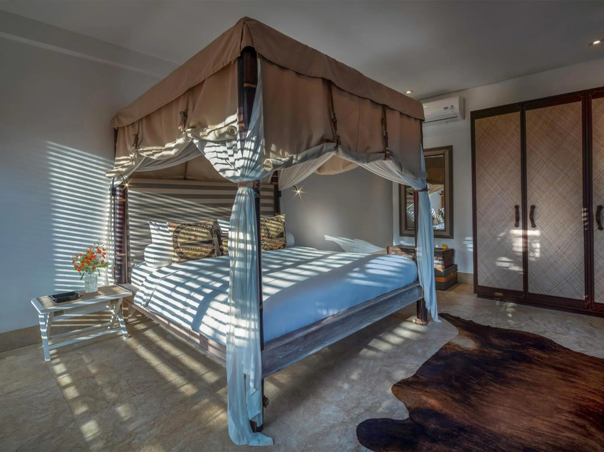 Bed in Villa Voyage