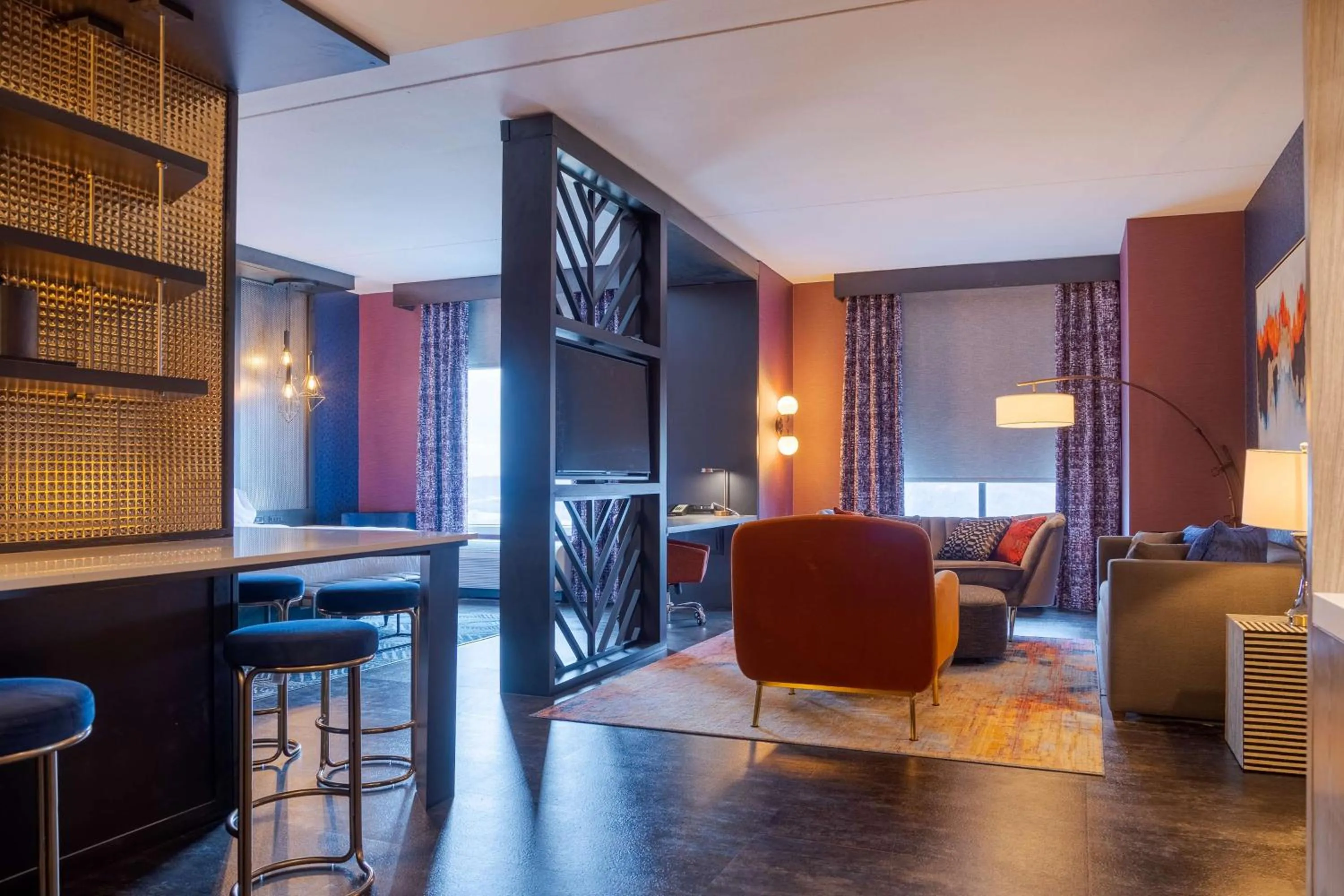 Living room in Hilton Garden Inn Pittsburgh Area Beaver Valley, Pa